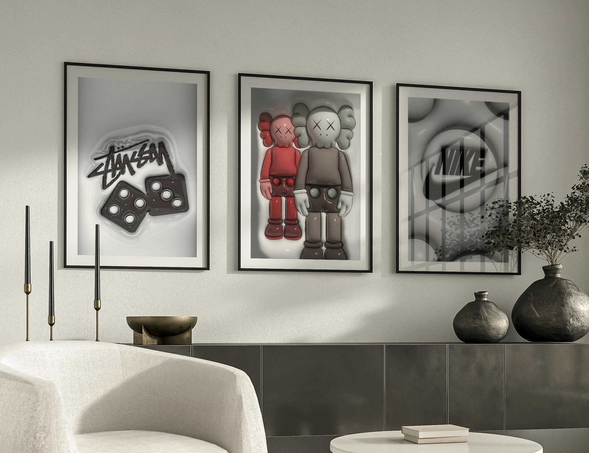 Set of 6 Trendy Urban Wall Art - Haus of Prints