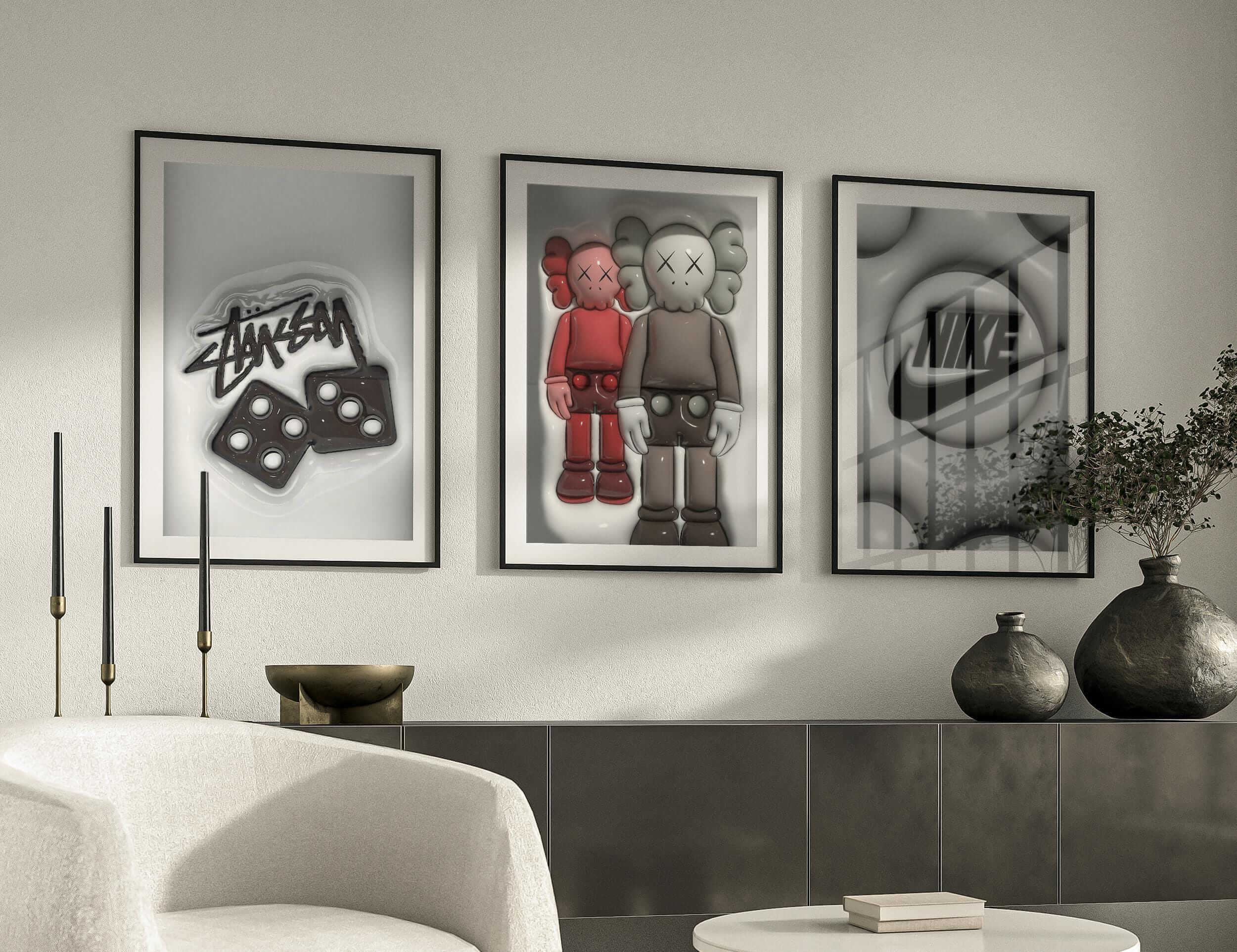 Set of 6 Trendy Urban Wall Art - Haus of Prints
