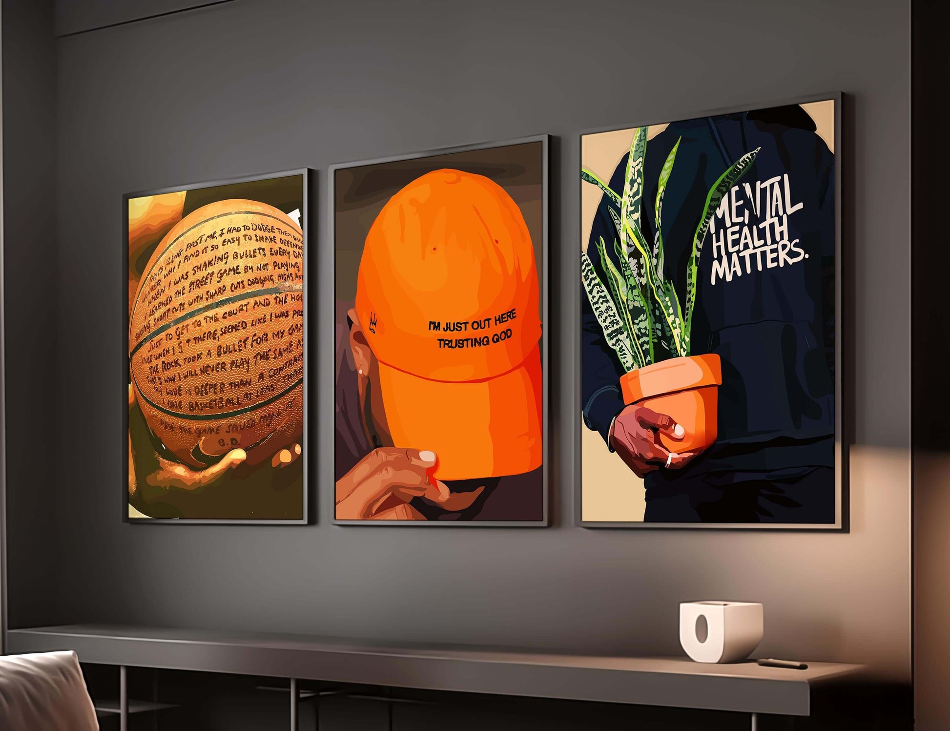 Set of 9 Black Men Wall Art - Haus of Prints