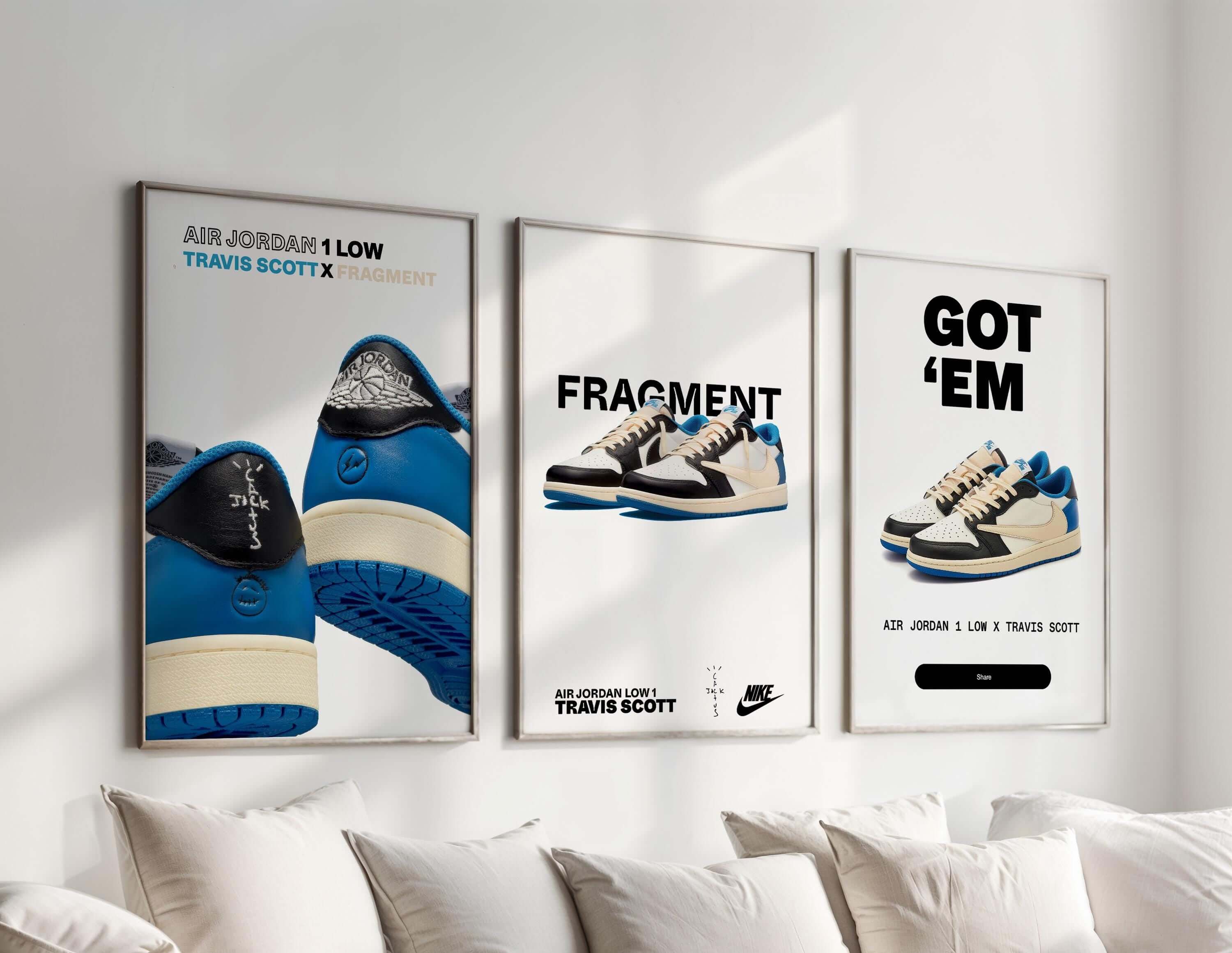 Sneakerhead Printable Poster Set of 3 - Haus of Prints