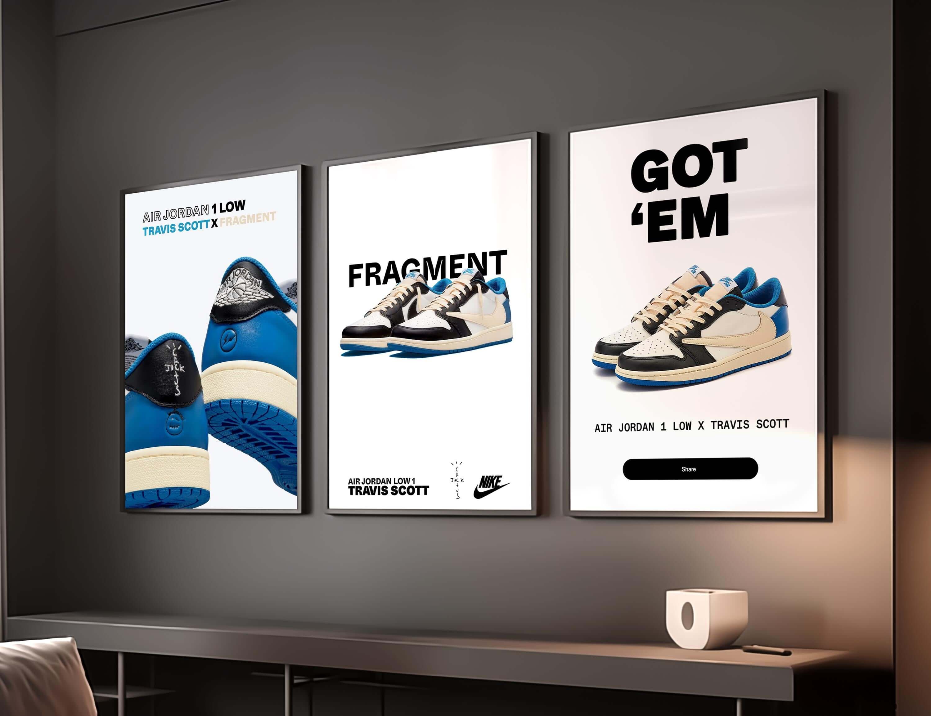 Sneakerhead Printable Poster Set of 3 - Haus of Prints