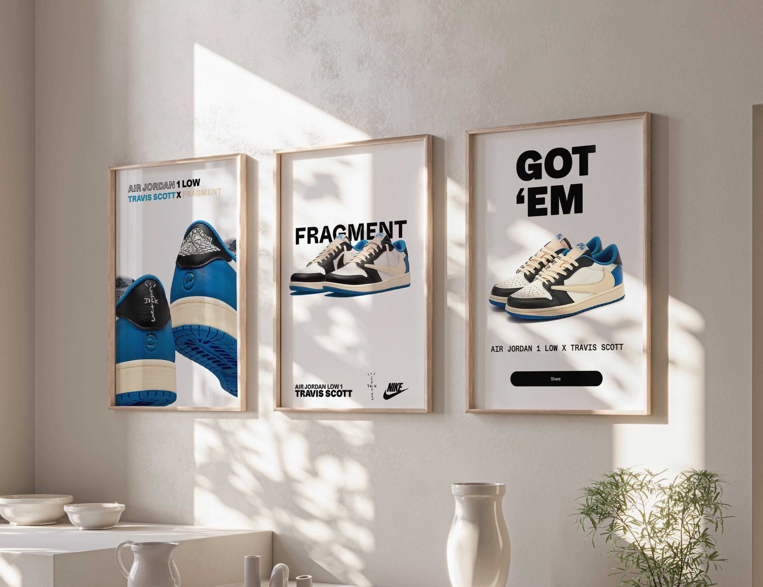Sneakerhead Printable Poster Set of 3 - Haus of Prints