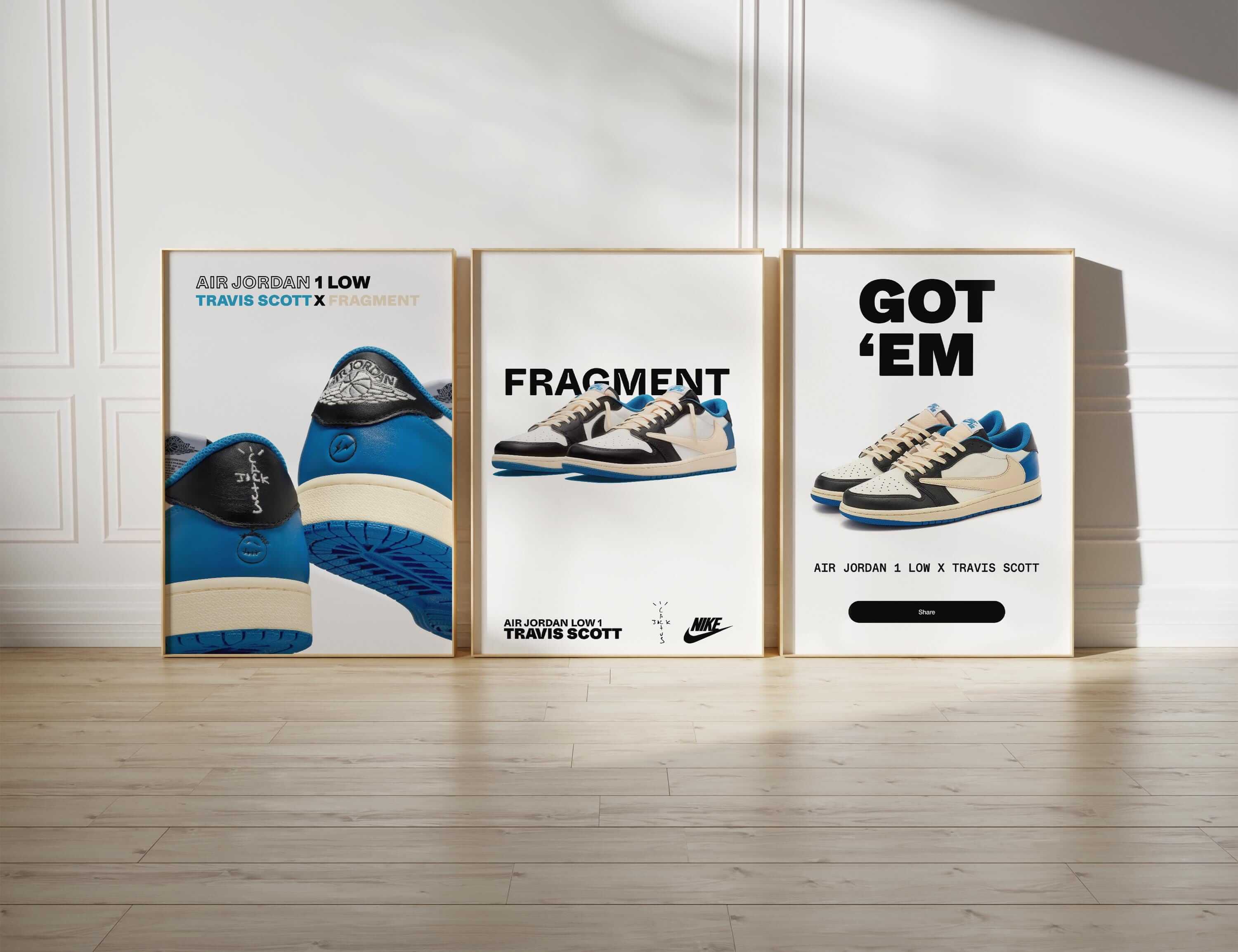 Sneakerhead Printable Poster Set of 3 - Haus of Prints