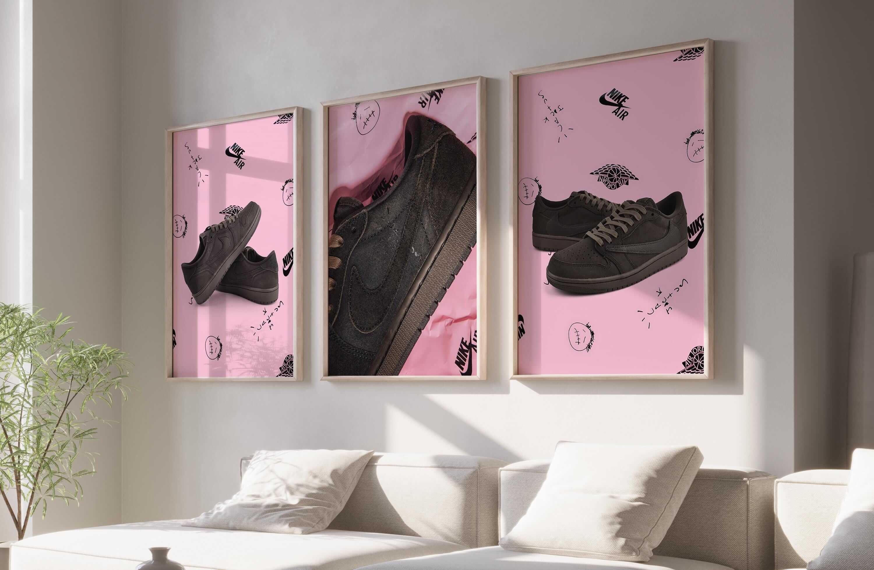 Sneakerhead Shoe Wall Art Set of 3 - Haus of Prints