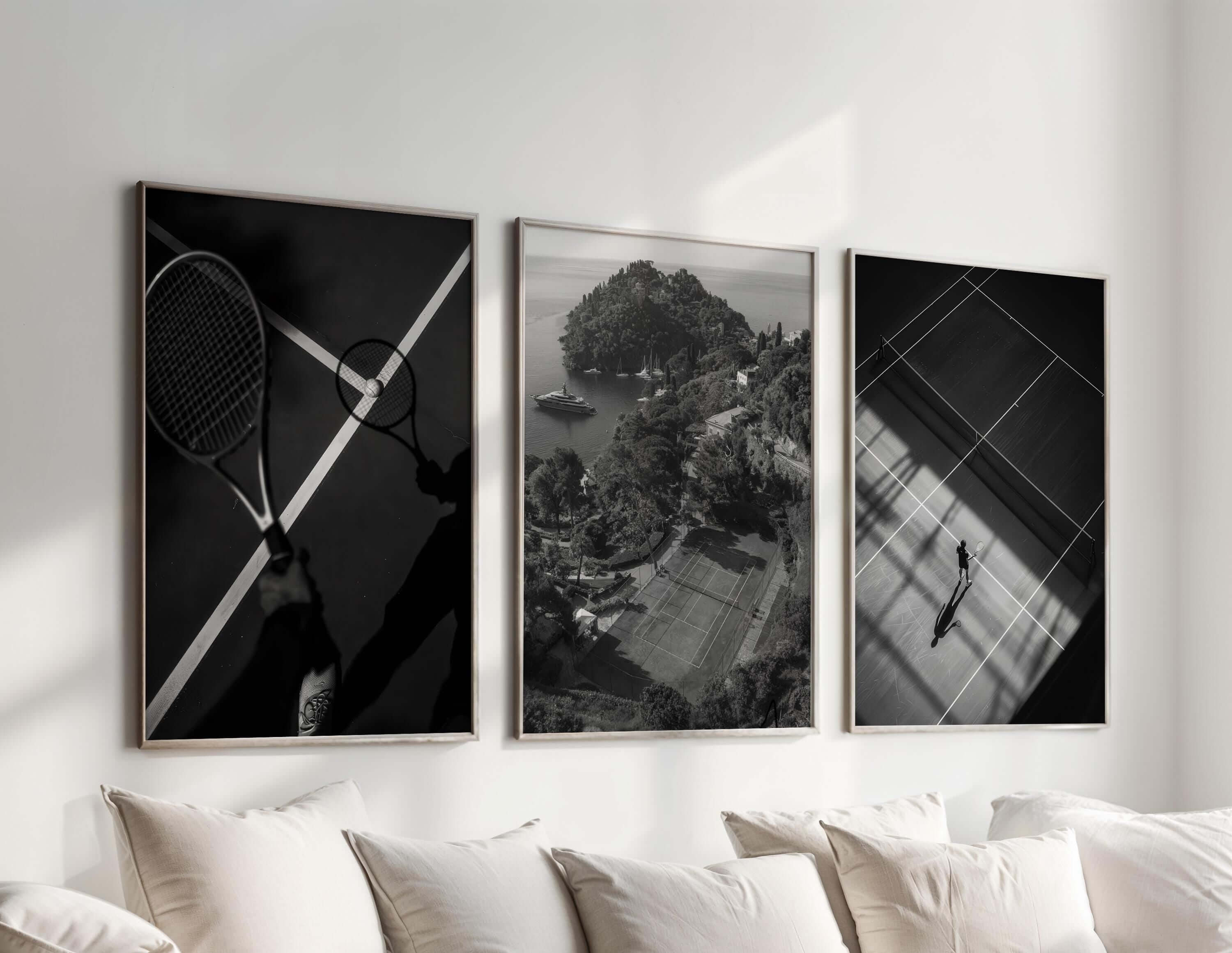 Tennis Poster Set of 3 - Haus of Prints