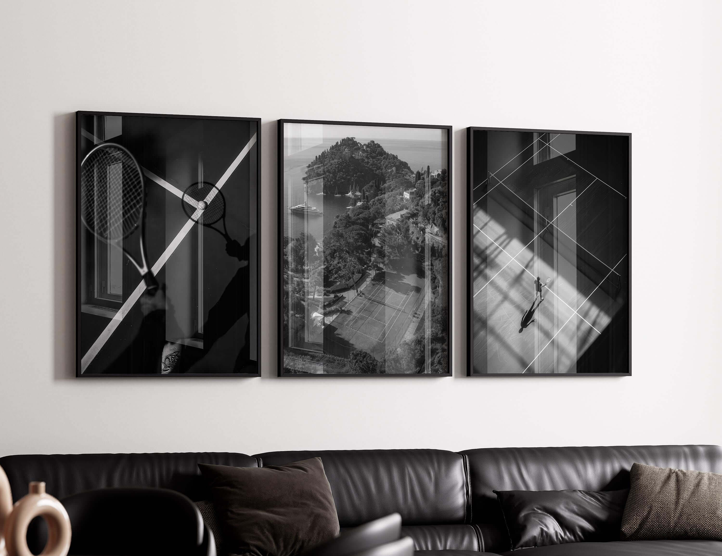 Tennis Poster Set of 3 - Haus of Prints
