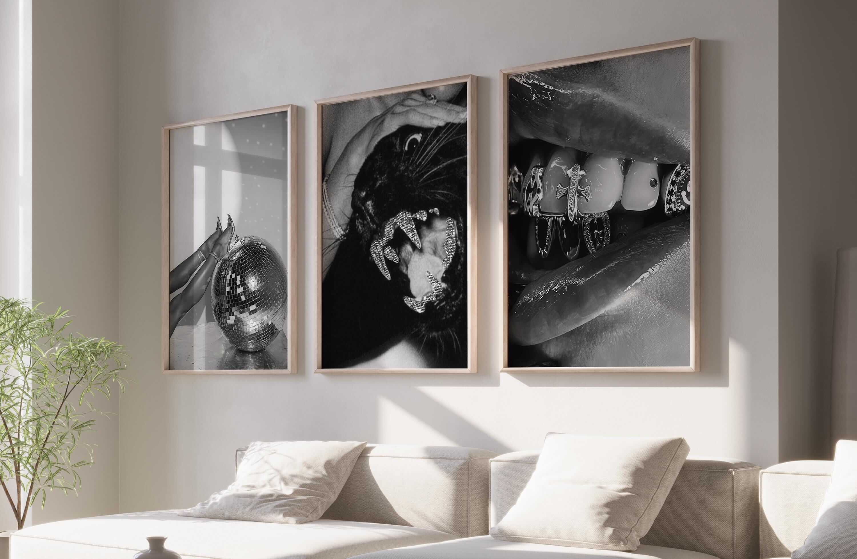 Trendy Fashion Wall Art Set of 3 - Haus of Prints