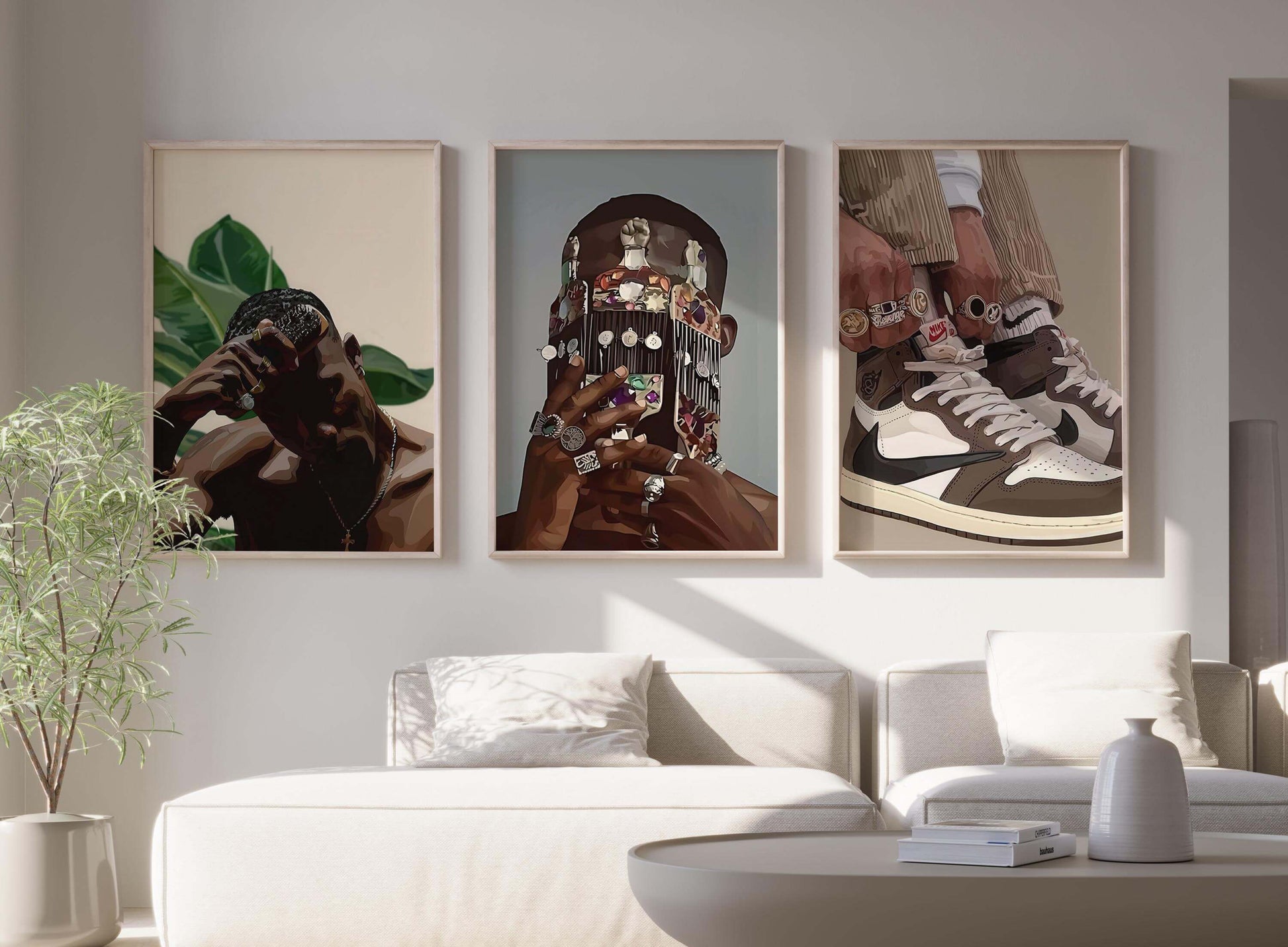Urban Masculine Wall Art Set of 6 - Haus of Prints