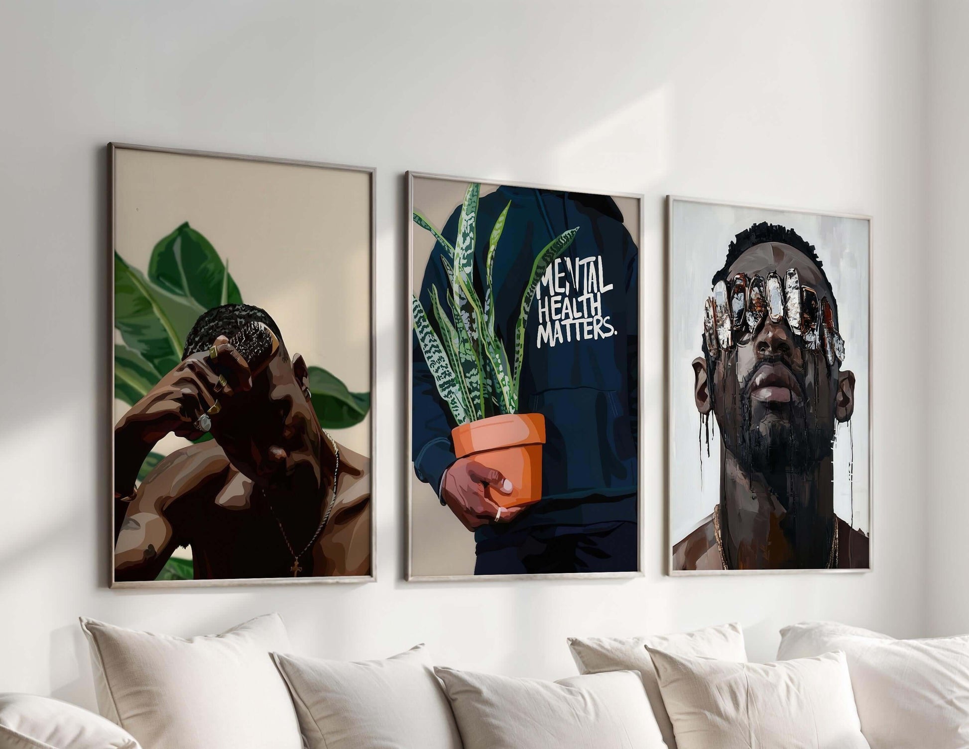 Urban Masculine Wall Art Set of 6 - Haus of Prints