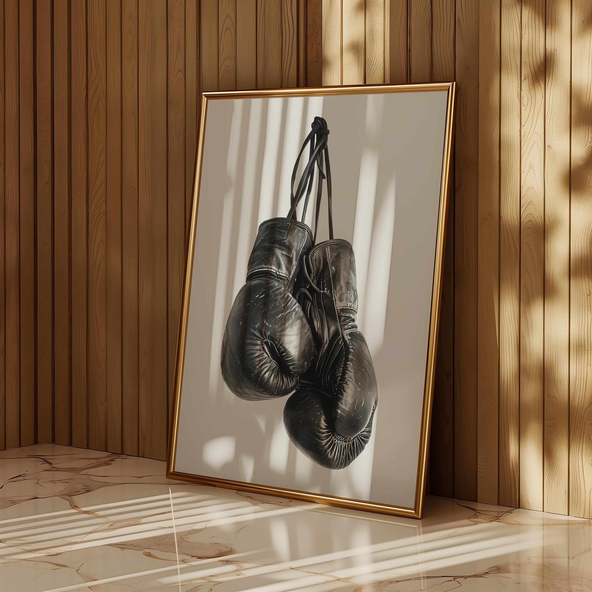 Vintage Boxing Gloves Wall Art - Haus of Prints