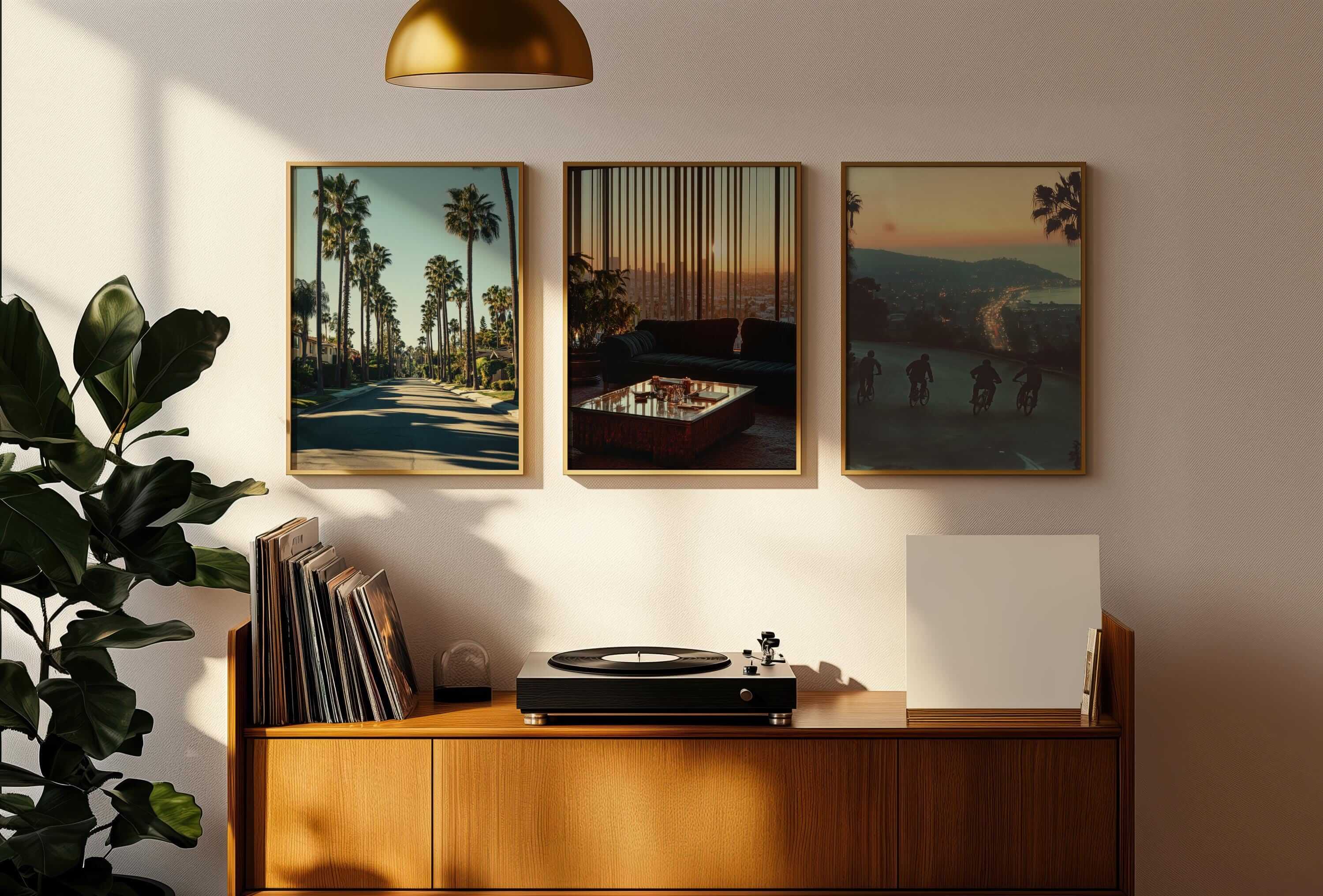 Vintage Cityscape Poster Set of 3 - Haus of Prints