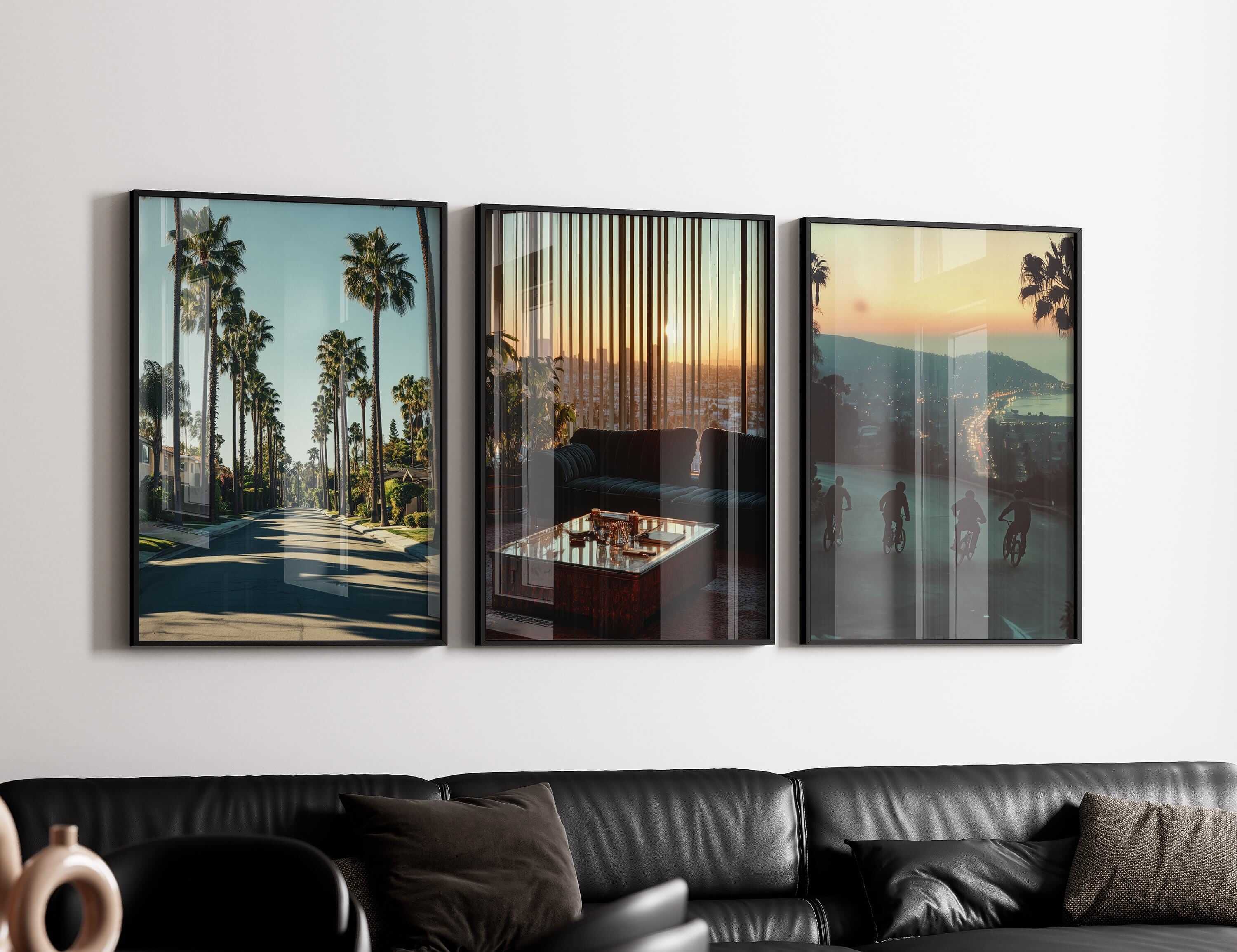 Vintage Cityscape Poster Set of 3 - Haus of Prints