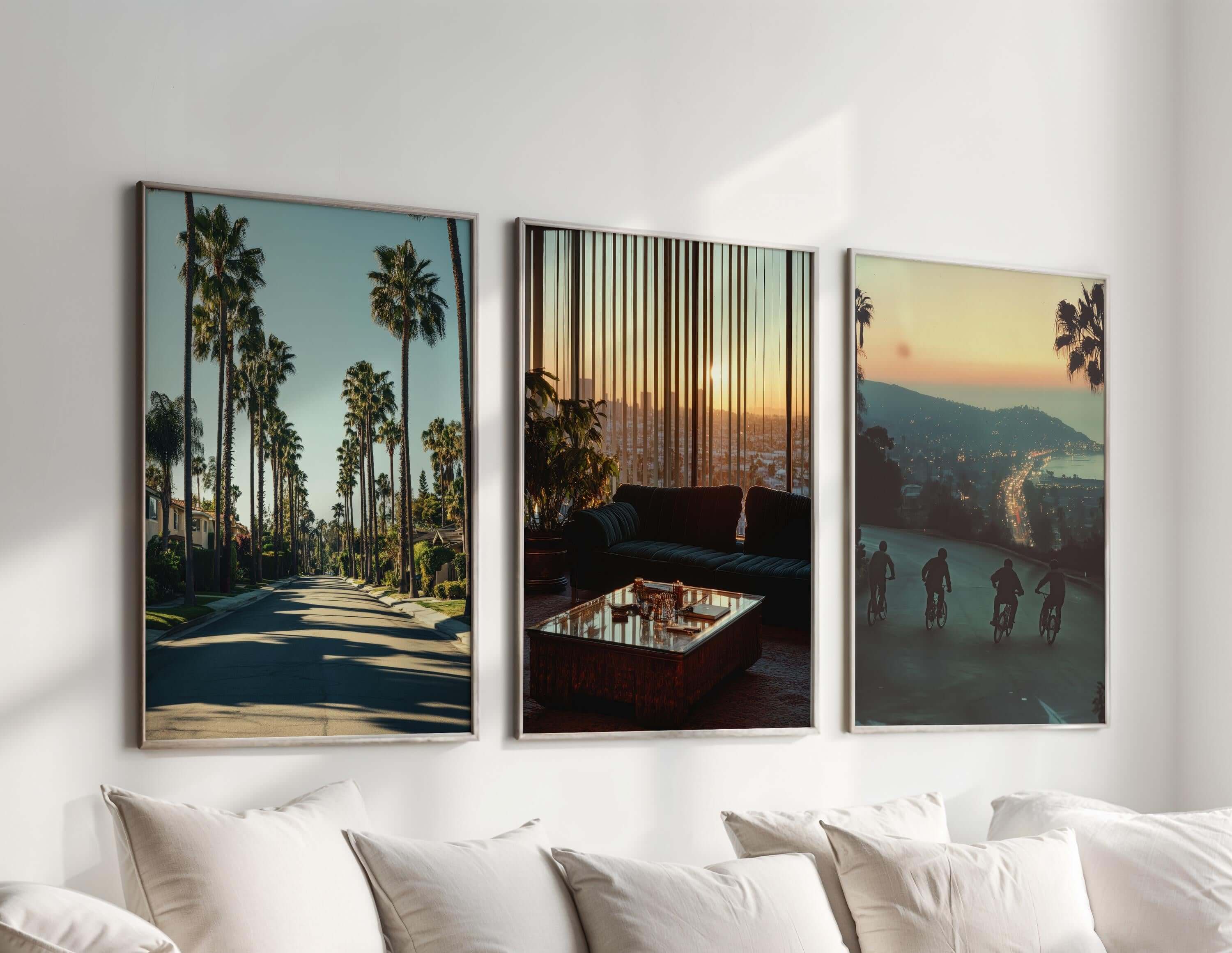 Vintage Cityscape Poster Set of 3 - Haus of Prints