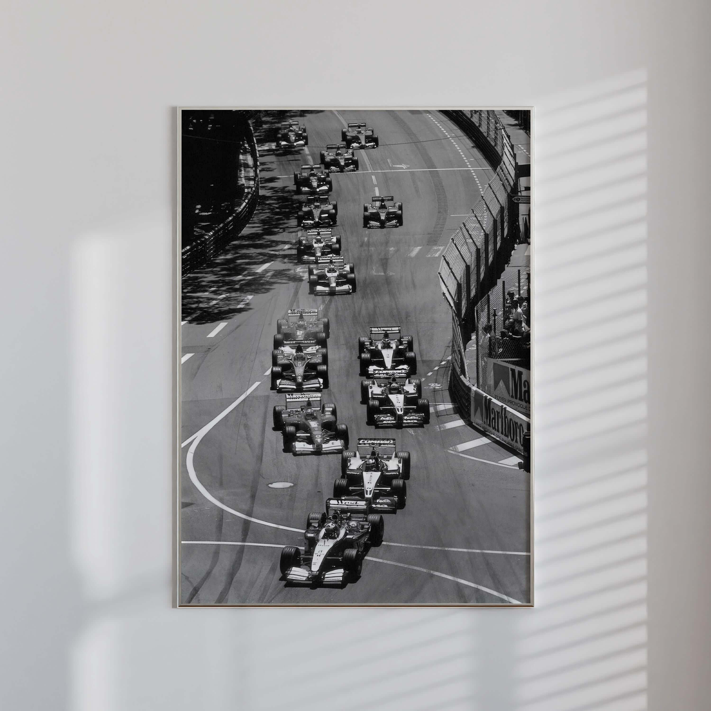 Vintage Formula 1 Wall Art Set of 3 - Haus of Prints