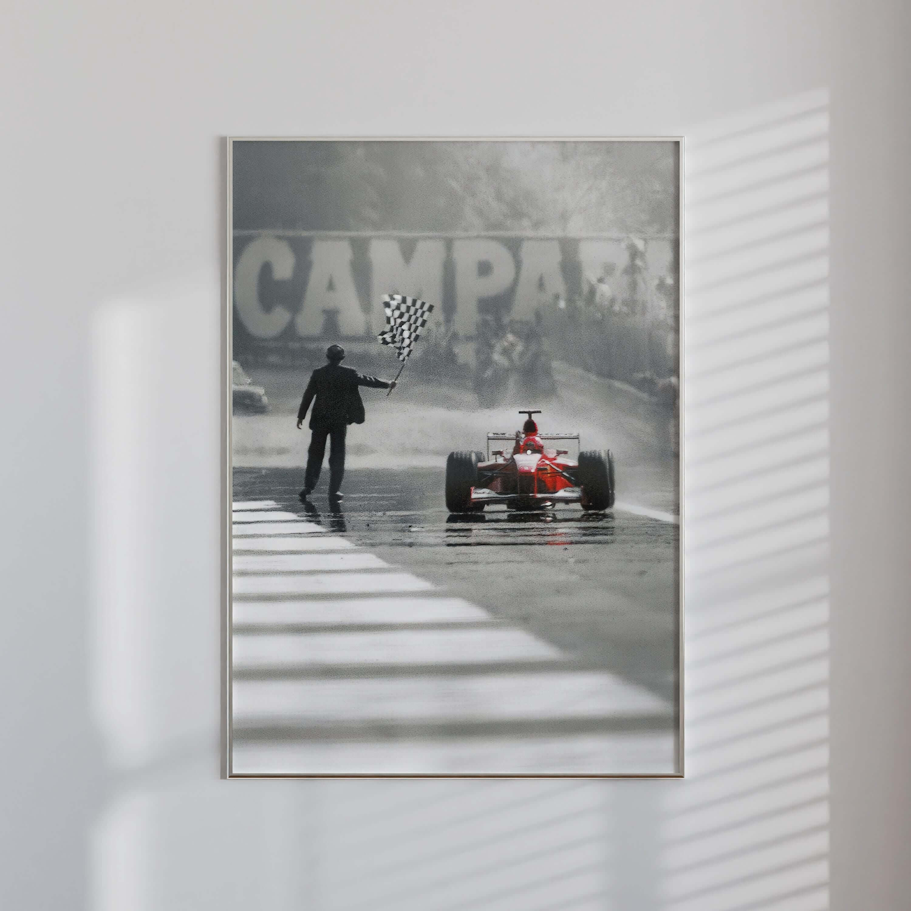 Vintage Formula 1 Wall Art Set of 3 - Haus of Prints