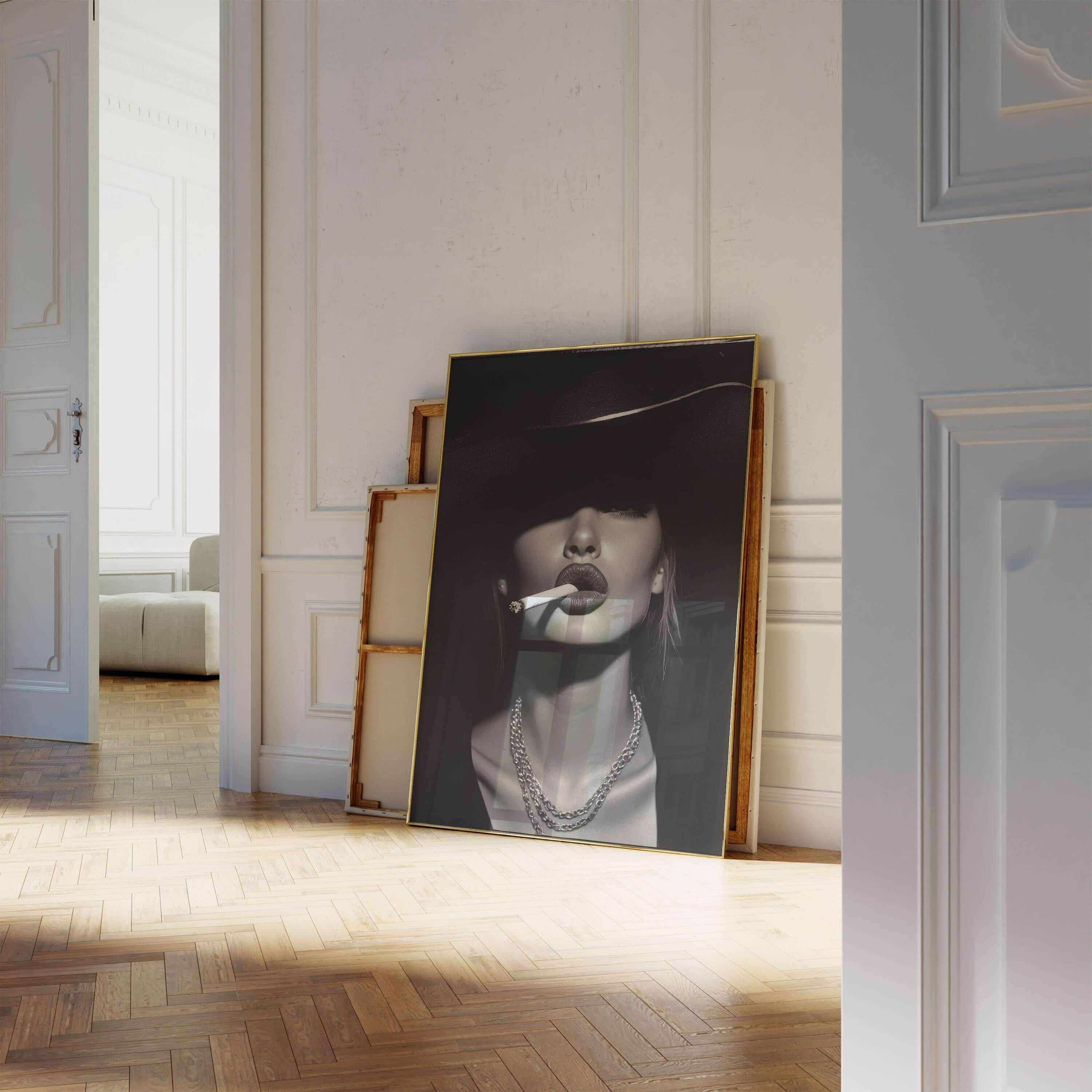 Vintage Luxury Fashion Portrait Poster - Haus of Prints