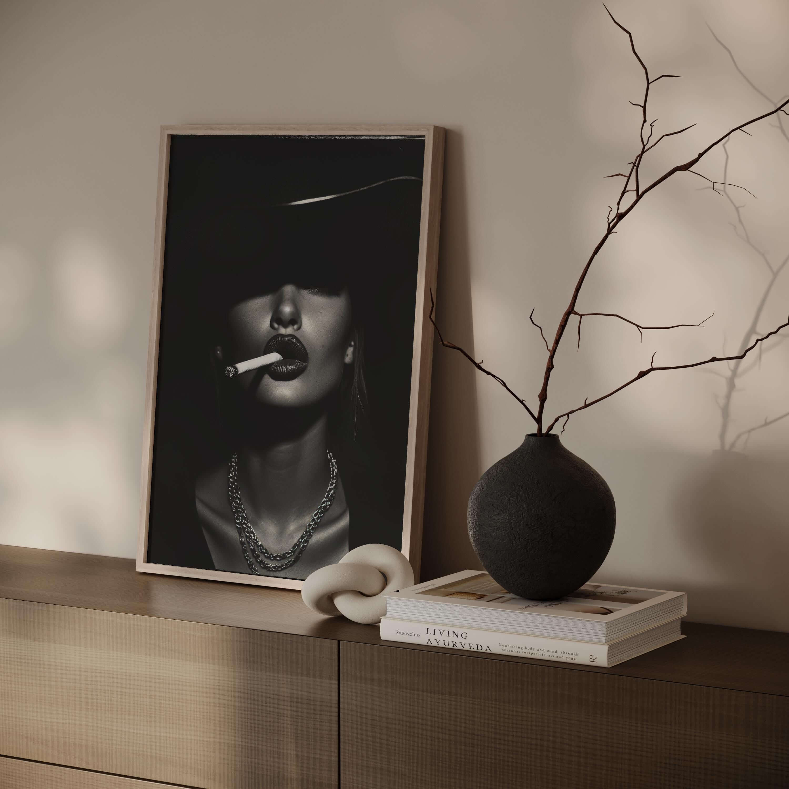Vintage Luxury Fashion Portrait Poster - Haus of Prints