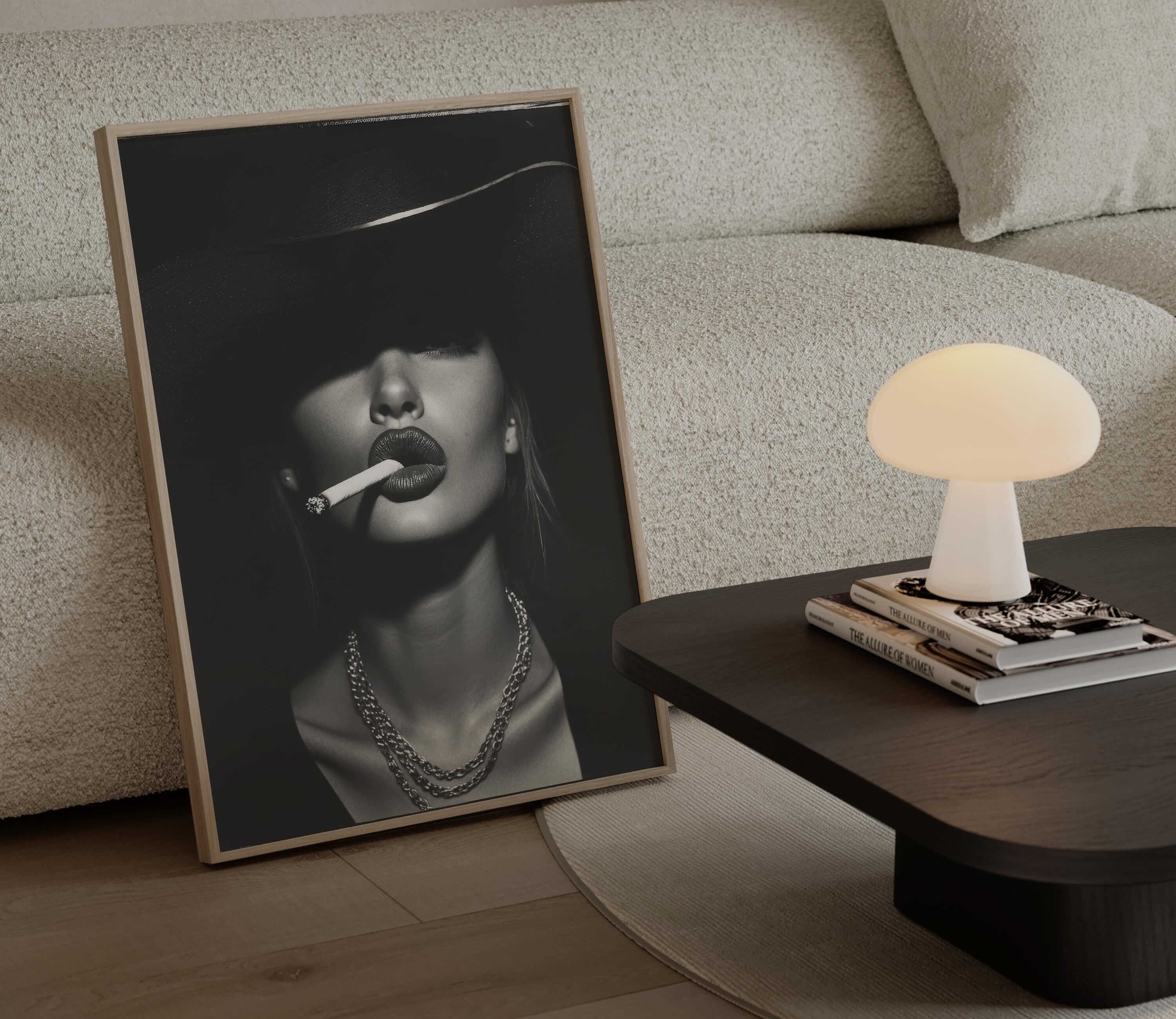 Vintage Luxury Fashion Portrait Poster - Haus of Prints