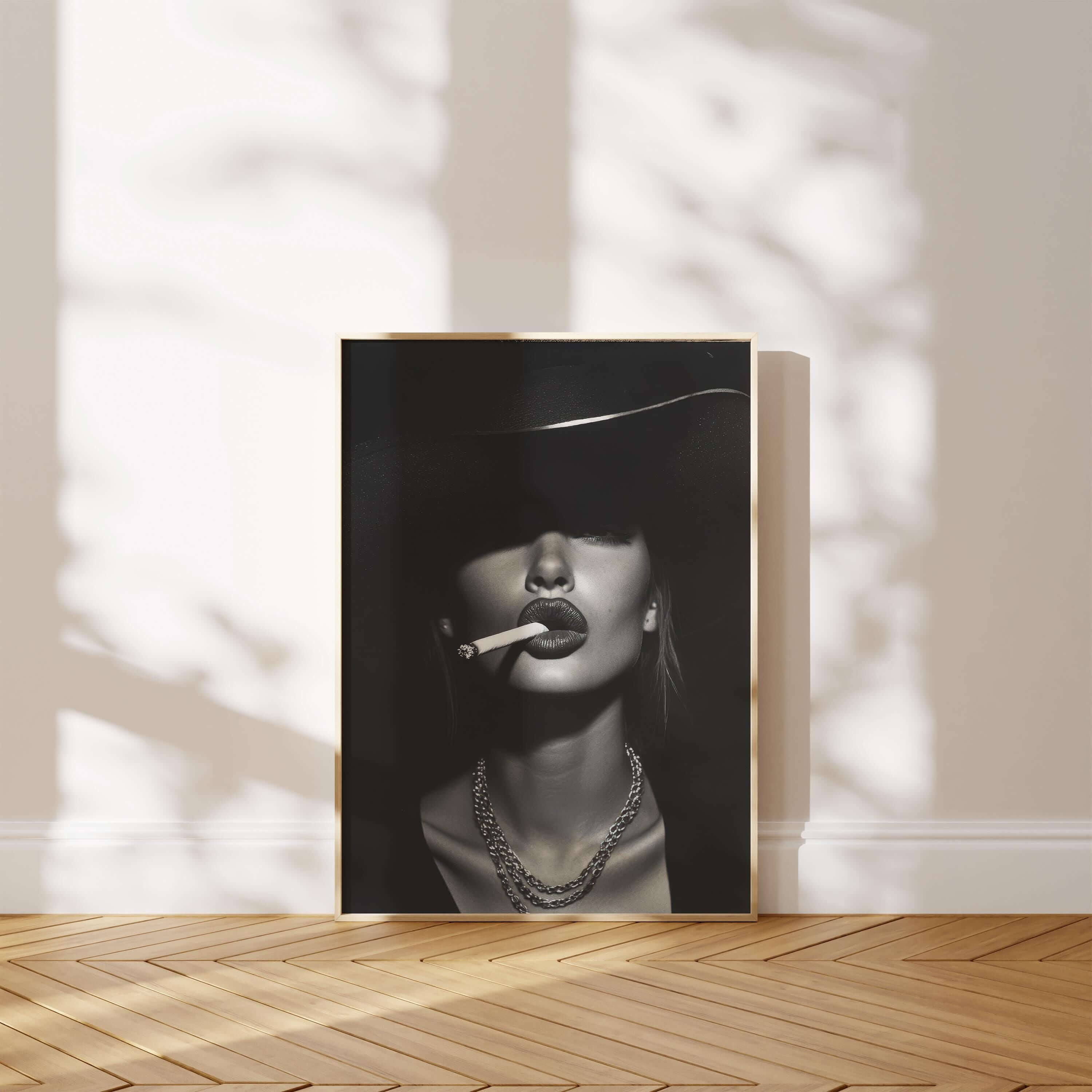 Vintage Luxury Fashion Portrait Poster - Haus of Prints
