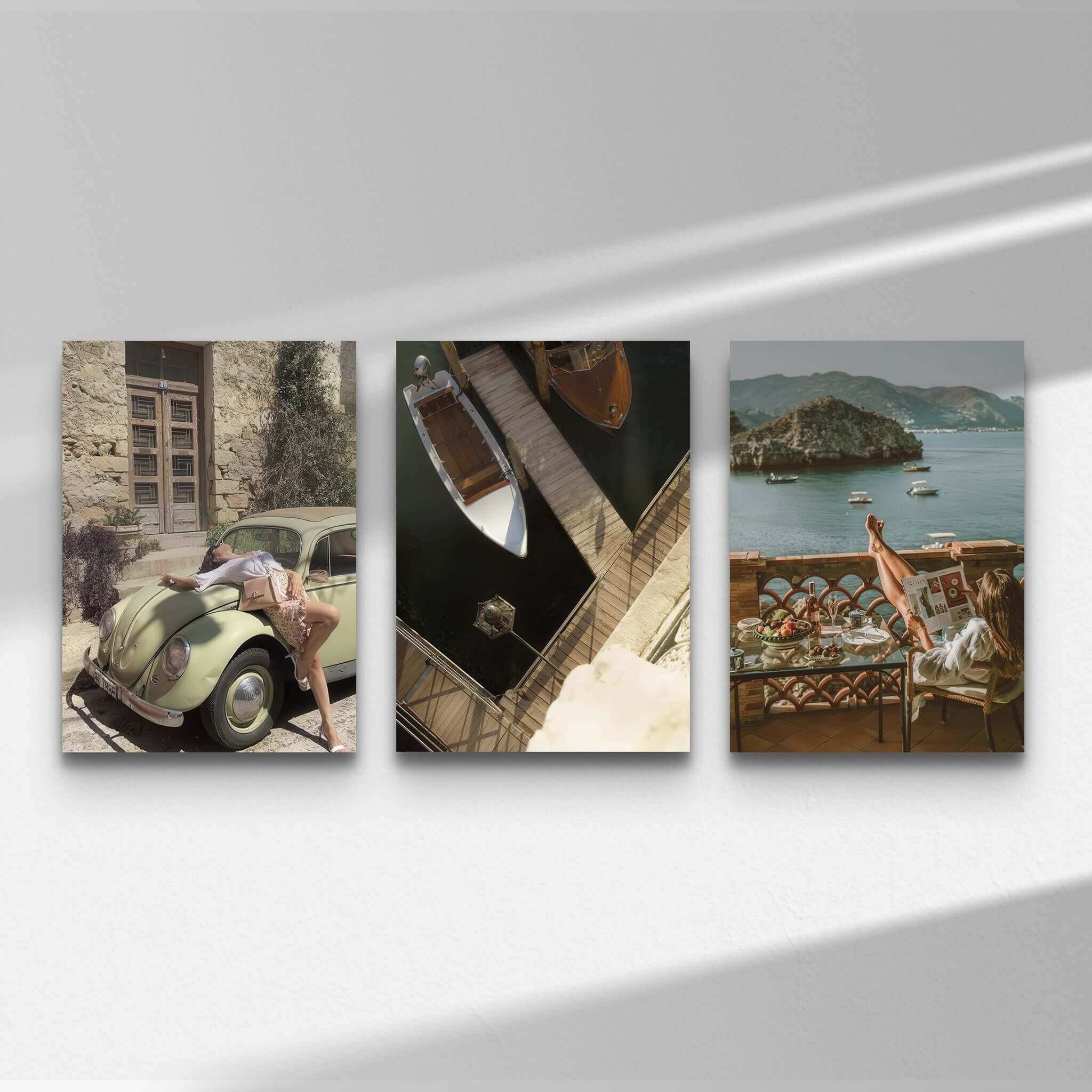 Vintage Trendy Gallery Wall Art Set of 3 - Haus of Prints