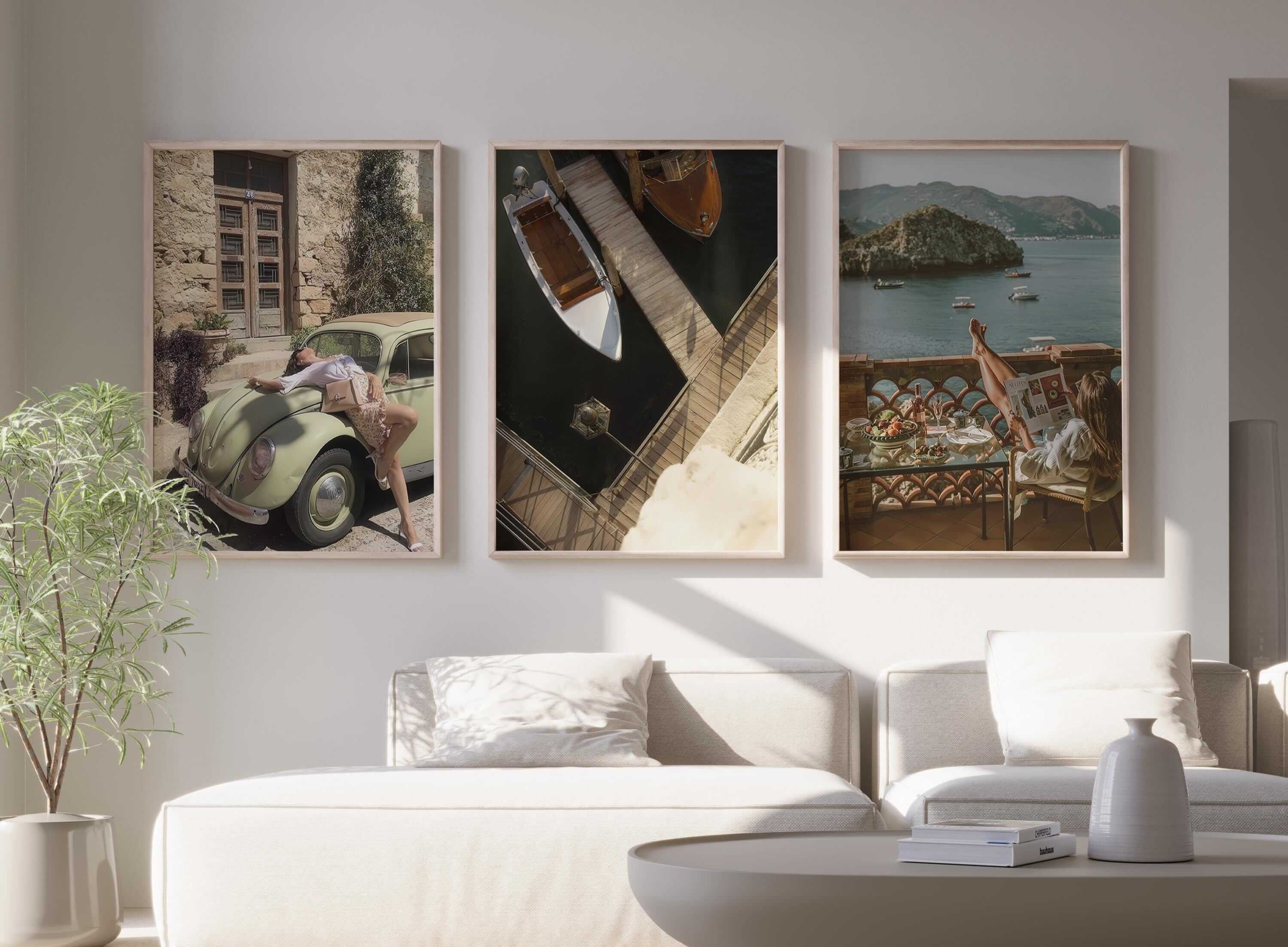 Vintage Luxury Printable Wall Art Set of 3 - Haus of Prints