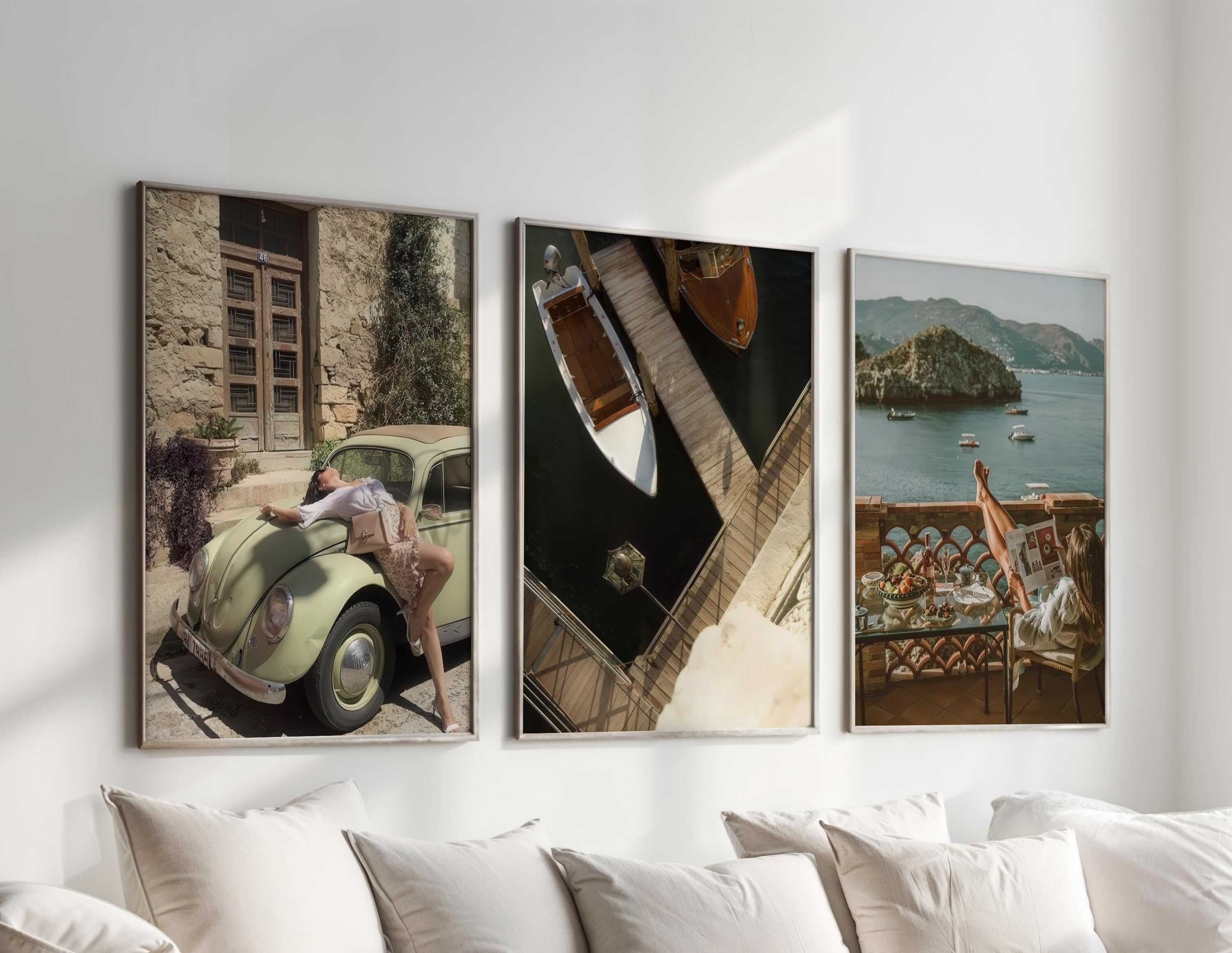 Vintage Luxury Printable Wall Art Set of 3 - Haus of Prints