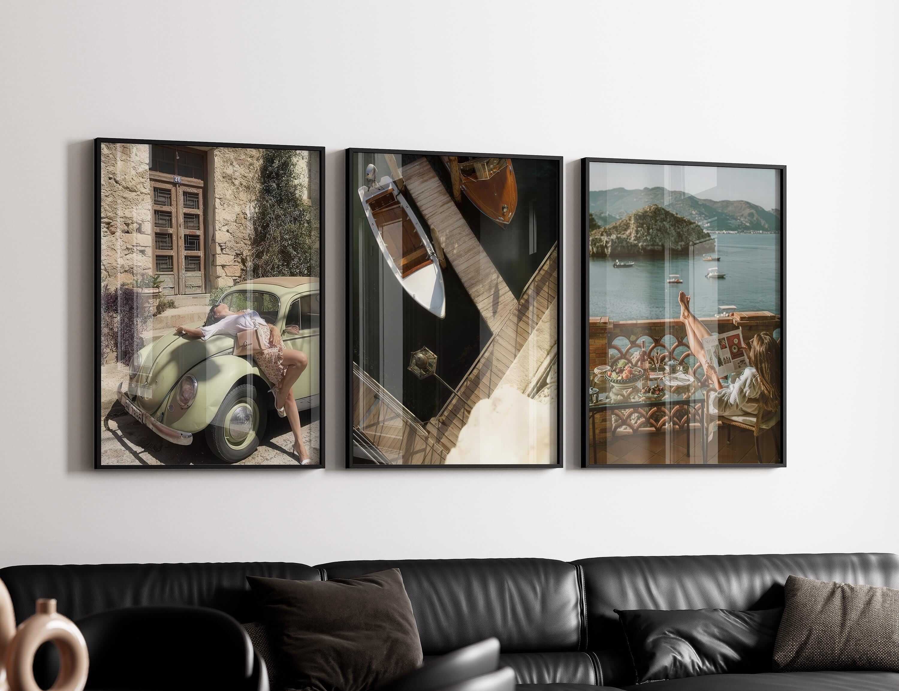 Vintage Luxury Printable Wall Art Set of 3 - Haus of Prints
