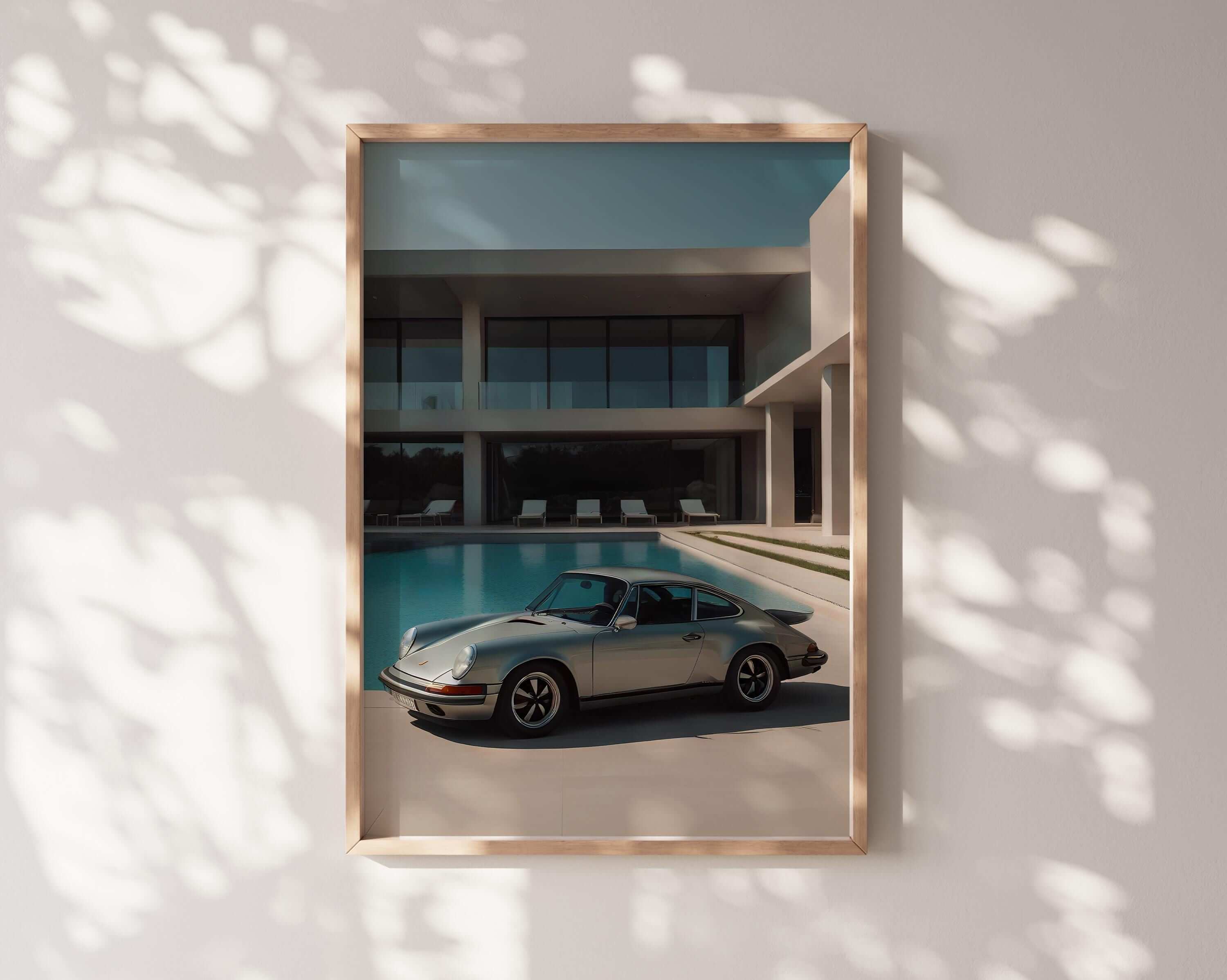 Vintage Porsche 911 Wall Art Set of 3 - Haus of Prints