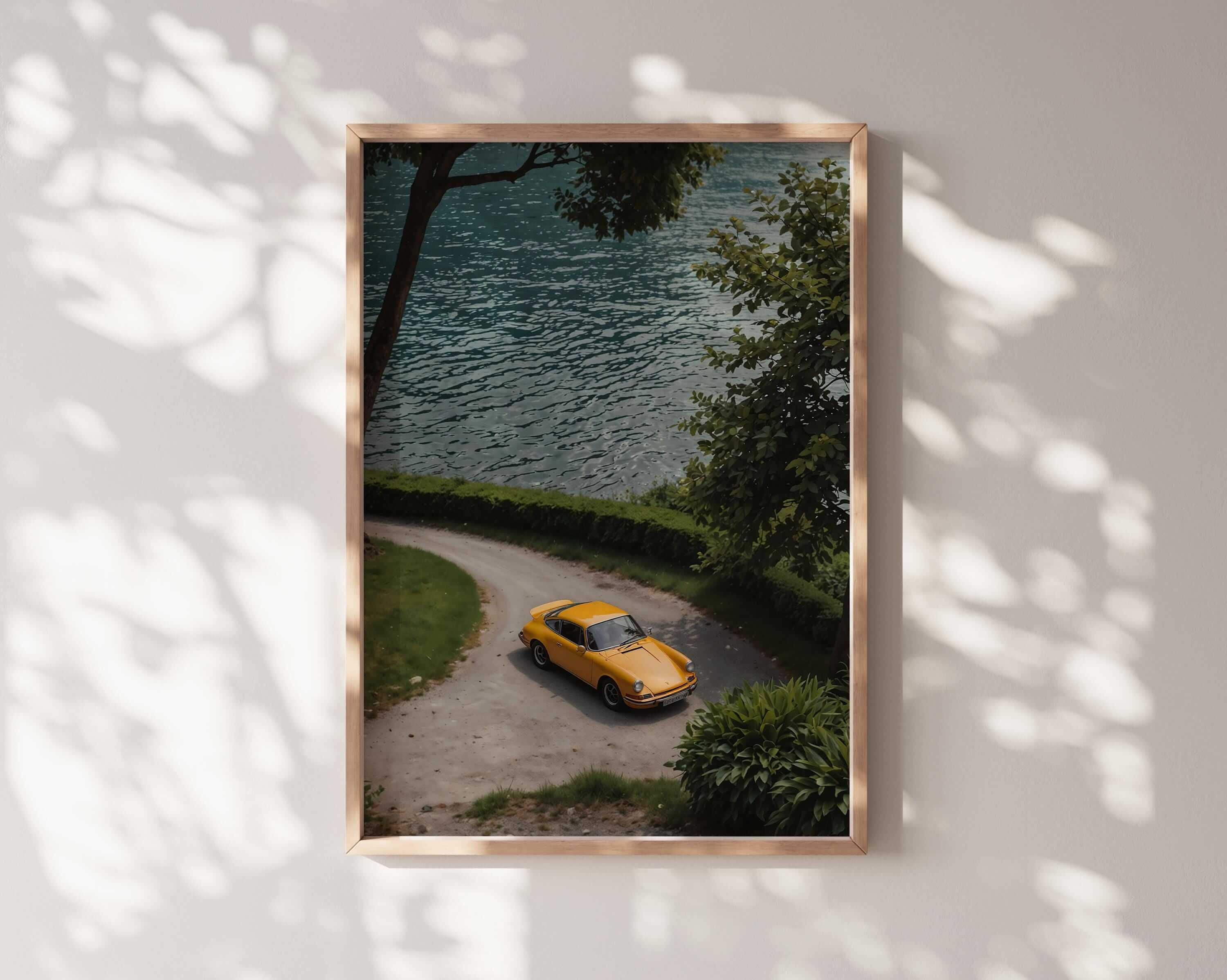 Vintage Porsche 911 Wall Art Set of 3 - Haus of Prints