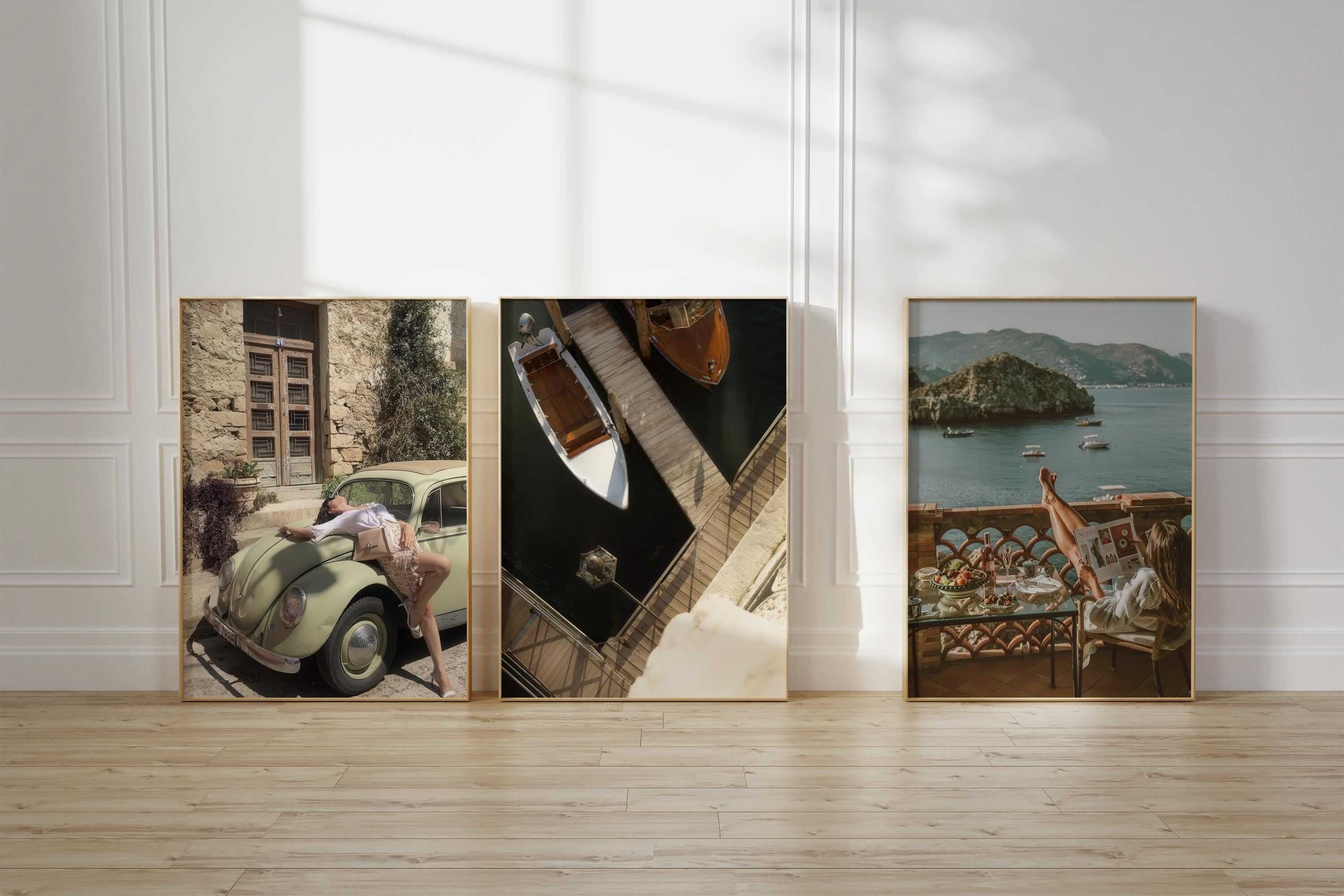 Vintage Trendy Gallery Wall Art Set of 3 - Haus of Prints