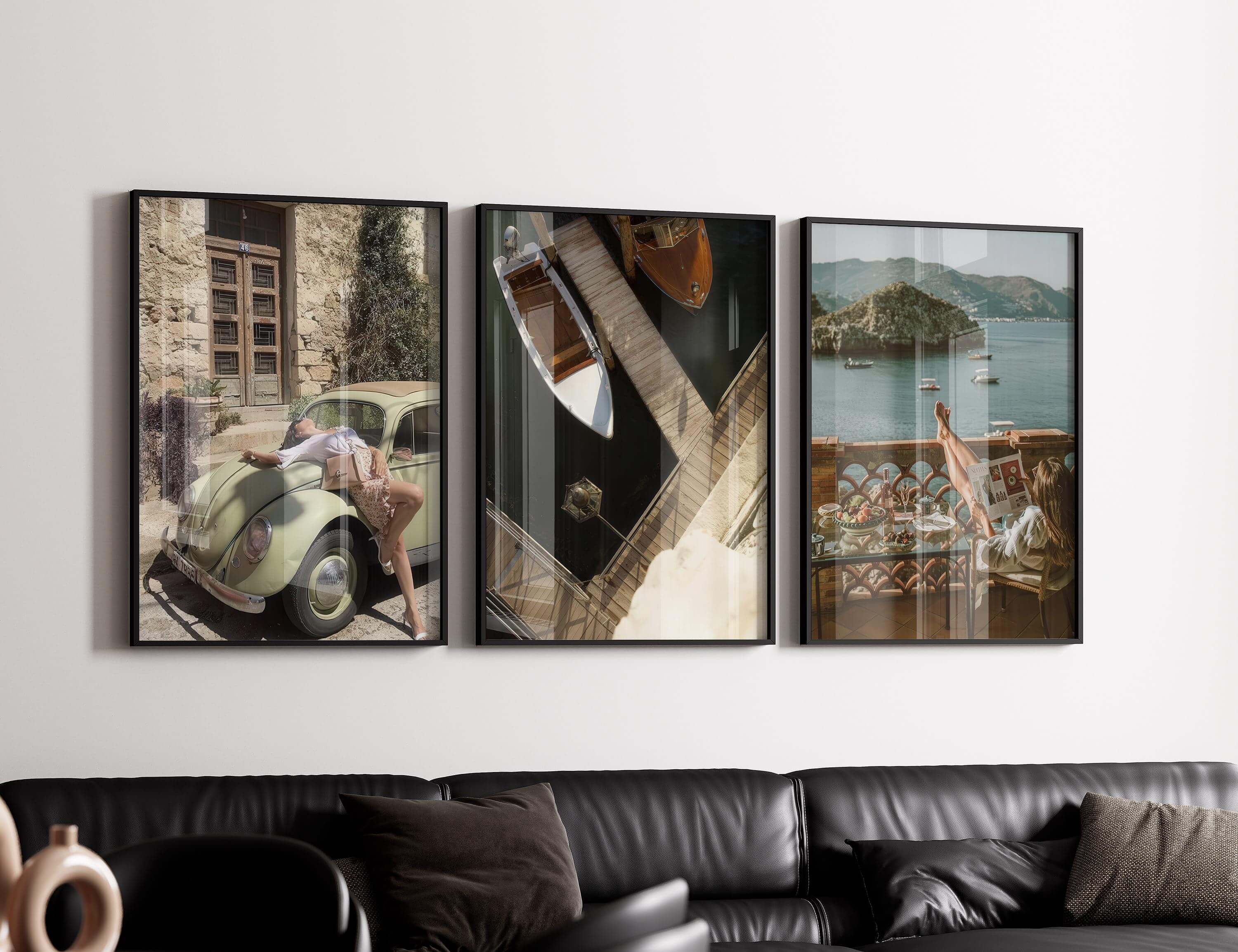Vintage Trendy Gallery Wall Art Set of 3 - Haus of Prints