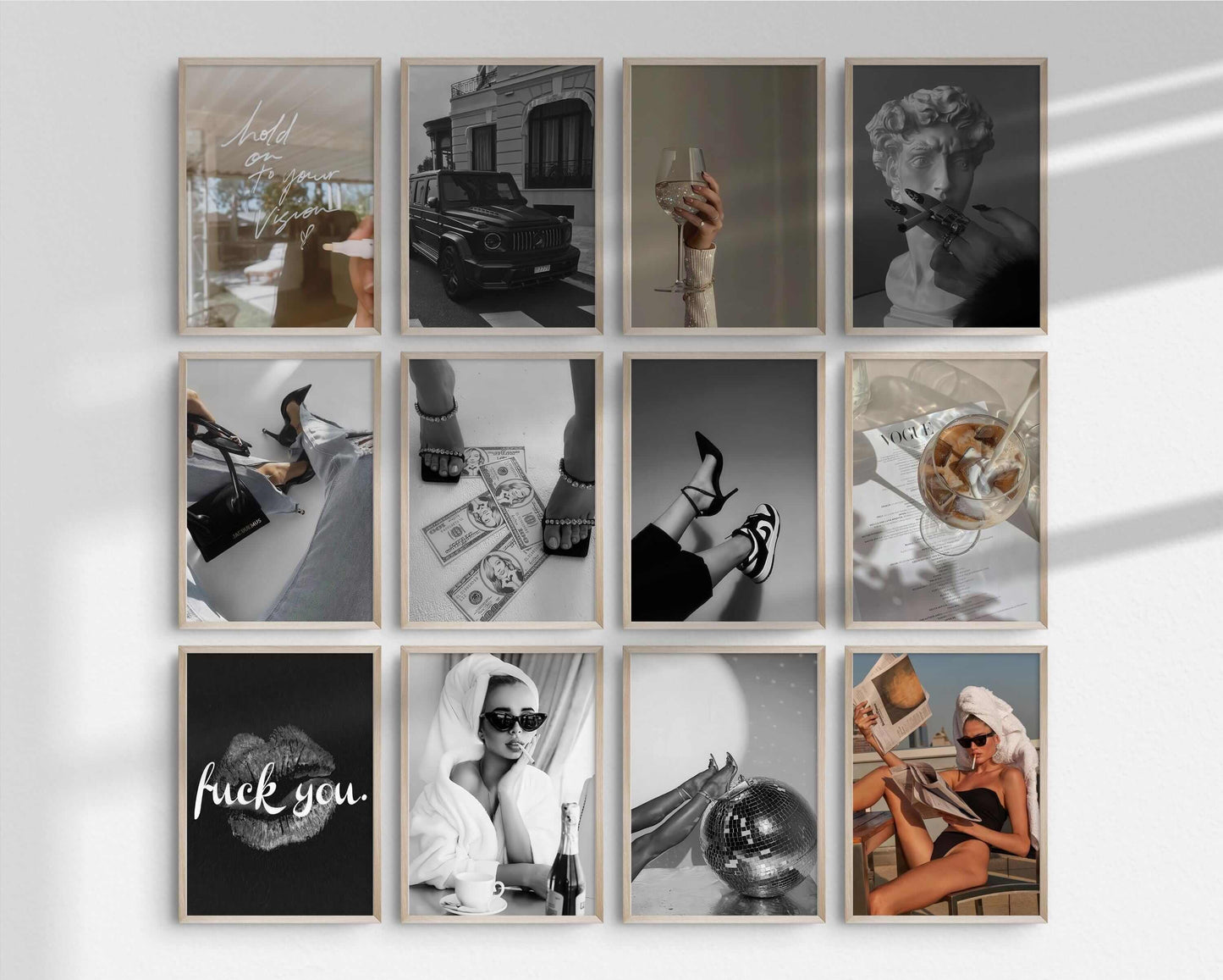 Vogue Fashion Poster Set of 12 - Haus of Prints