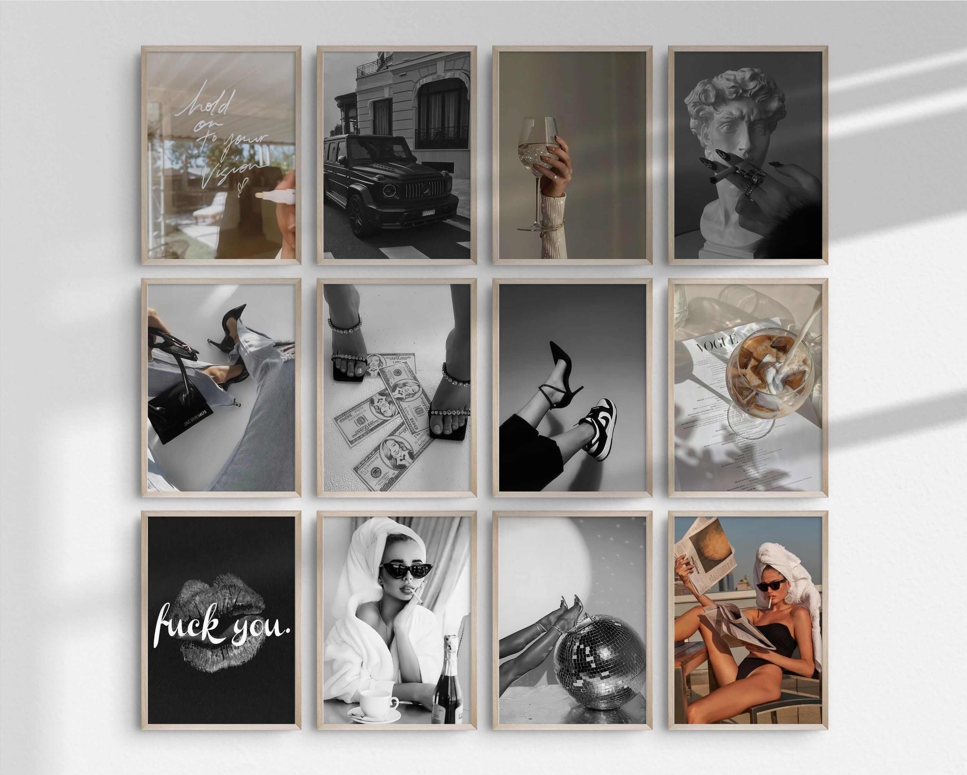 Vogue Fashion Poster Set of 12 - Haus of Prints