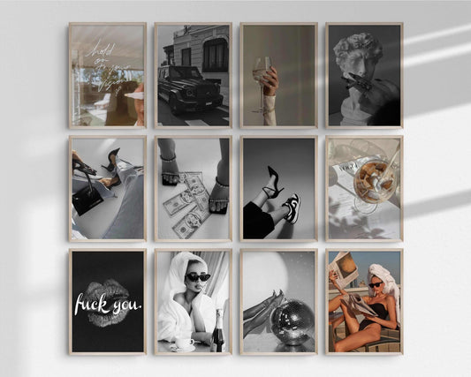 Vogue Fashion Poster Set of 12 - Haus of Prints