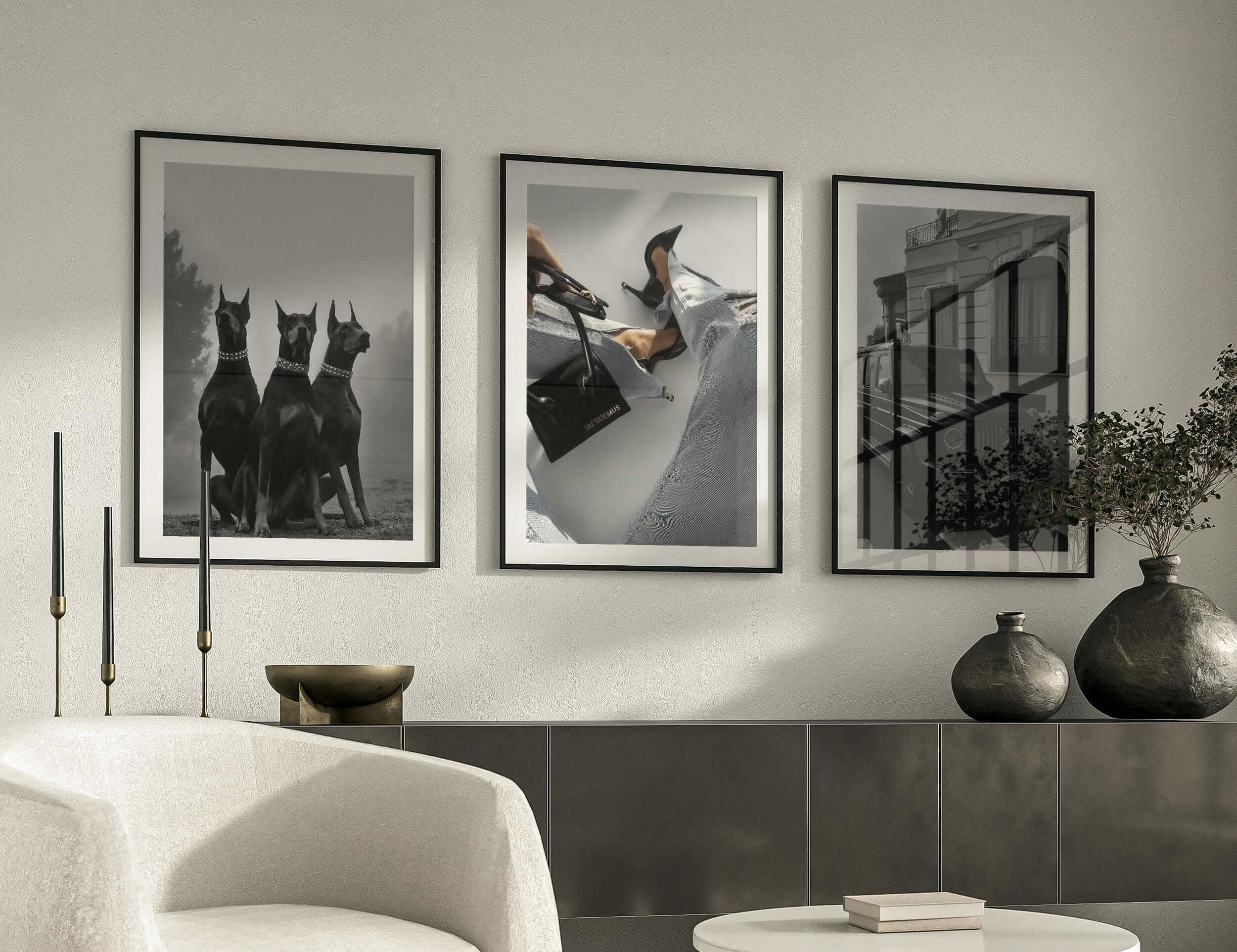 Vogue-Inspired Fashion Wall Art Set of 6 - Haus of Prints