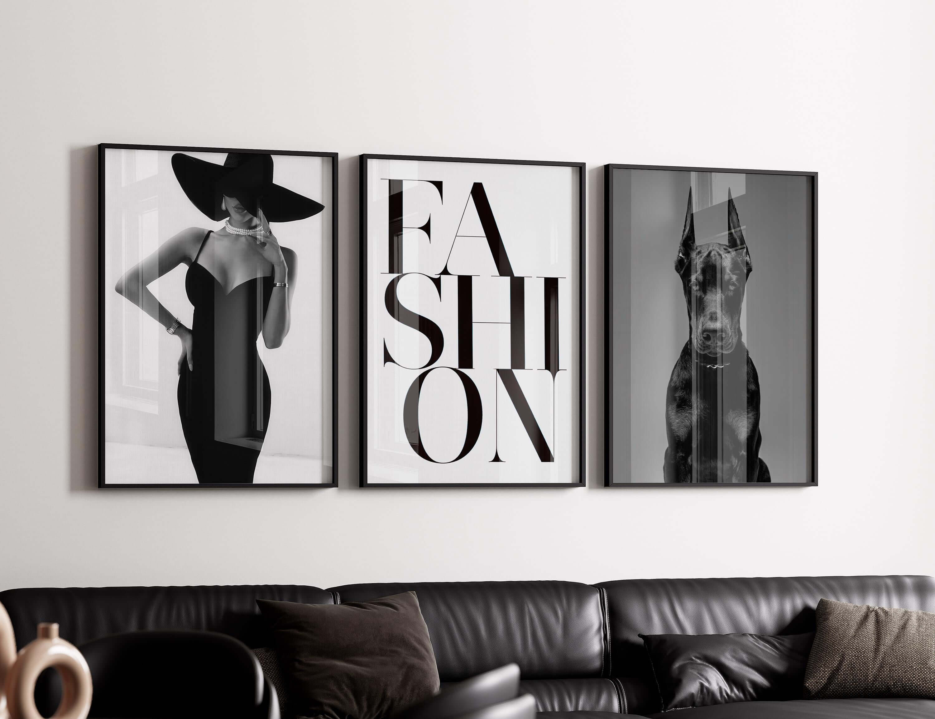 Vogue-Inspired Fashion Wall Art Set of 6 - Haus of Prints