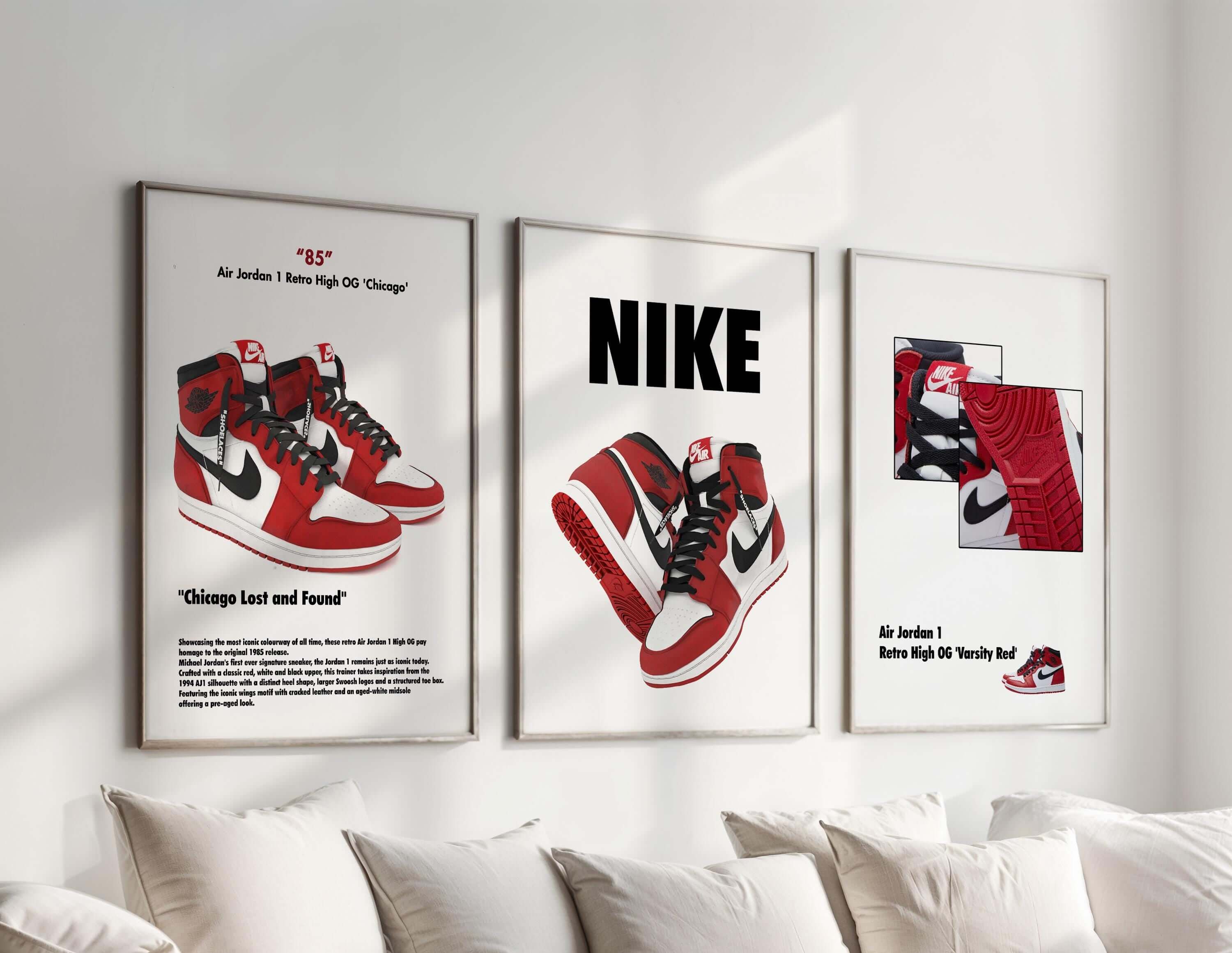 Hypebeast Sneaker Poster Set of 3 - Haus of Prints