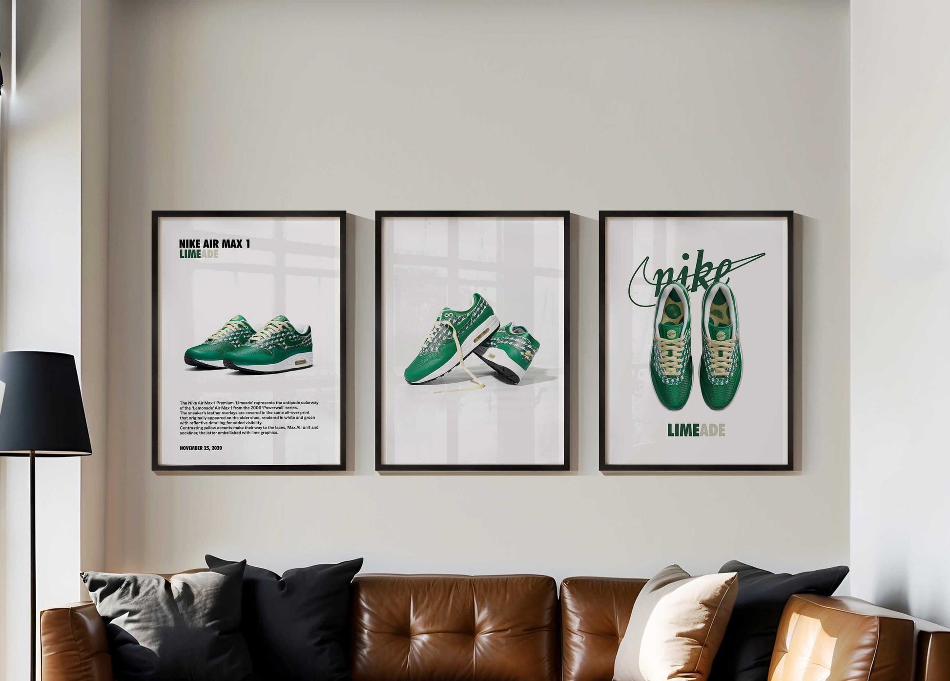 Nike Sneaker Poster Set of 3 - Haus of Prints