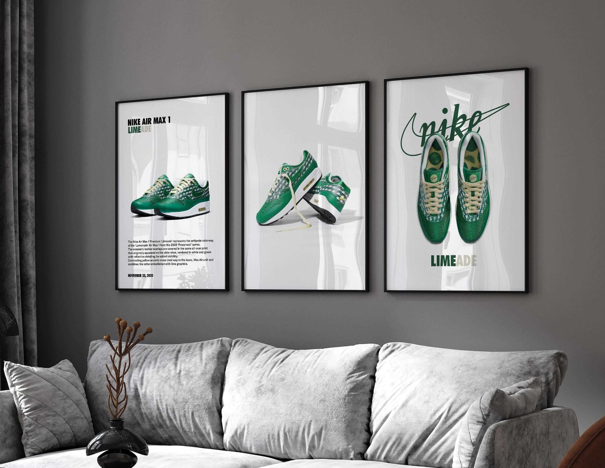 Nike Sneaker Poster Set of 3 - Haus of Prints