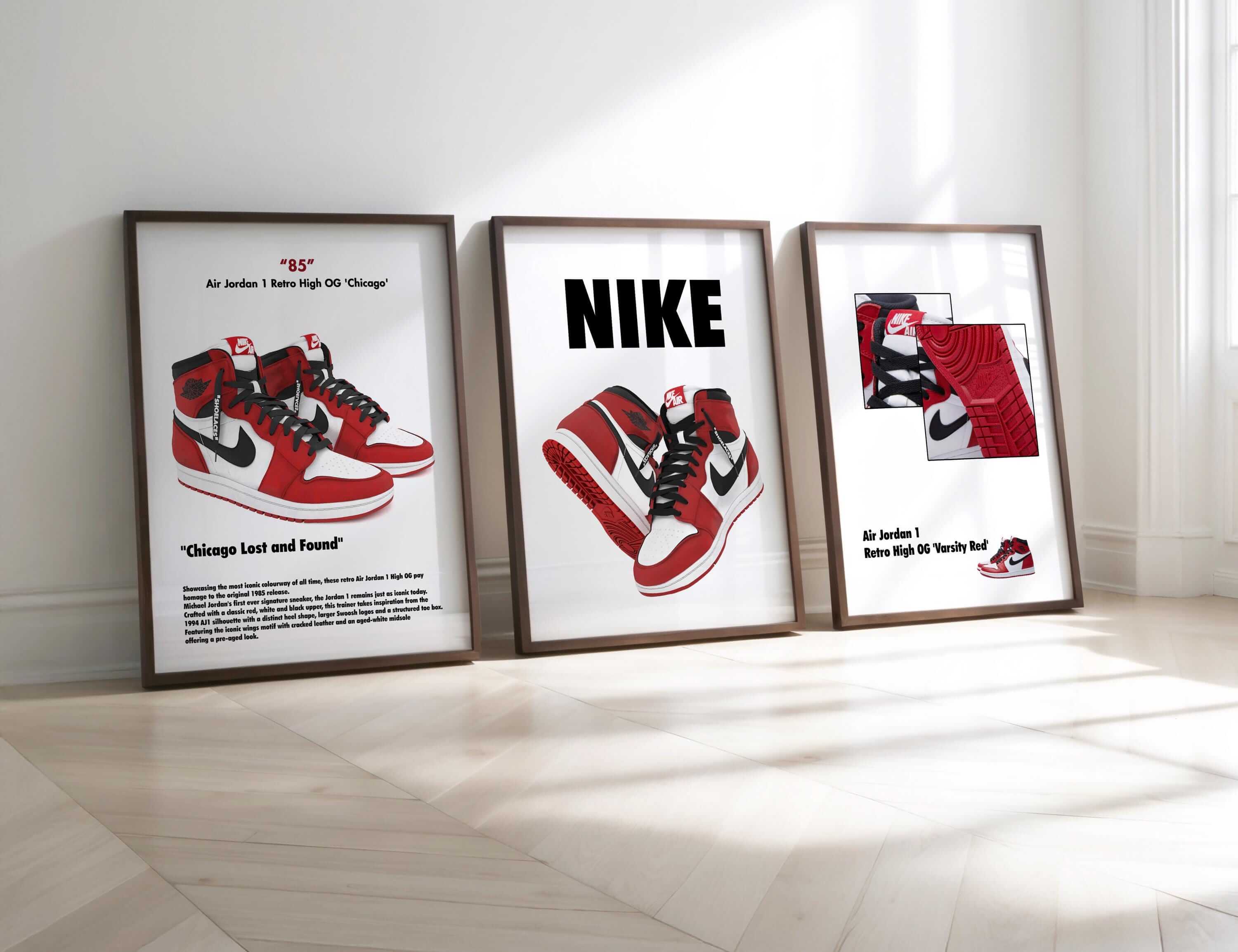Hypebeast Sneaker Poster Set of 3 - Haus of Prints