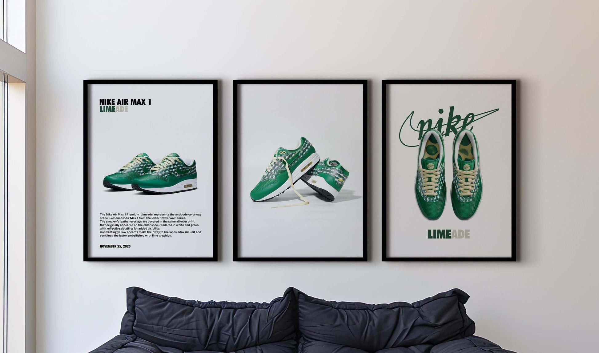 Nike Sneaker Poster Set of 3 - Haus of Prints