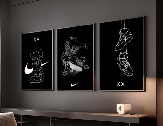 HYPEBEAST Sneaker Poster Set of 3 - Haus of Prints